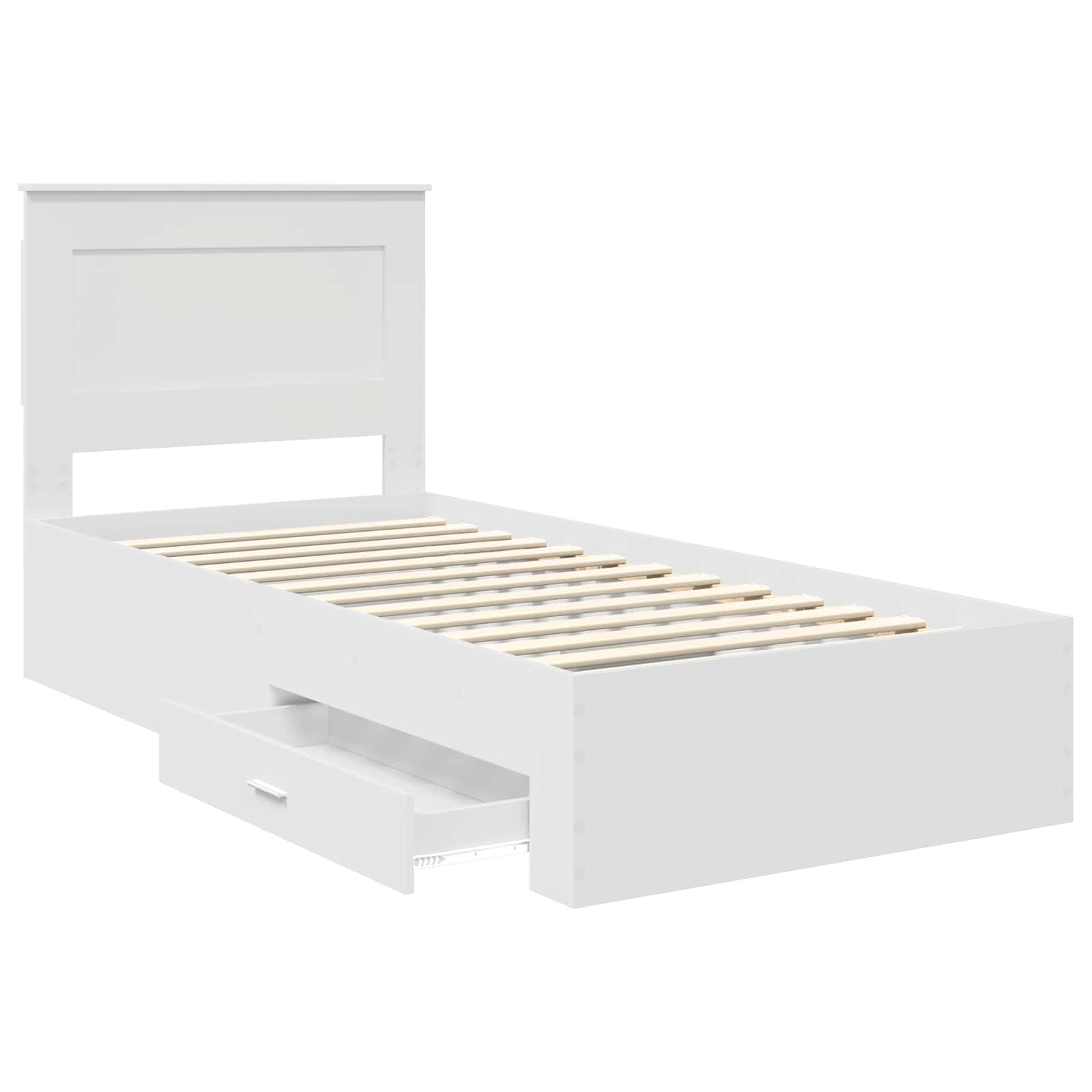 Cadre de lit avec tiroir avec tête de lit Bois d'ingénierie - XIOS