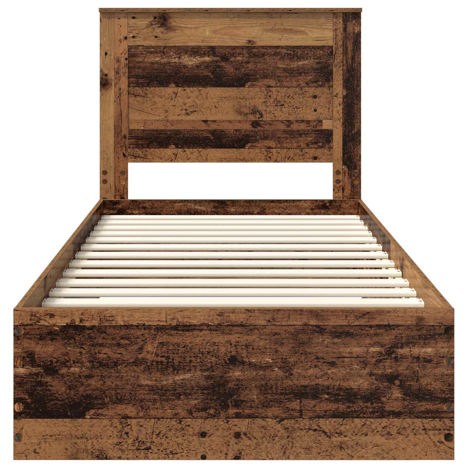 Cadre de lit avec tiroir avec tête de lit Bois d'ingénierie - XIOS