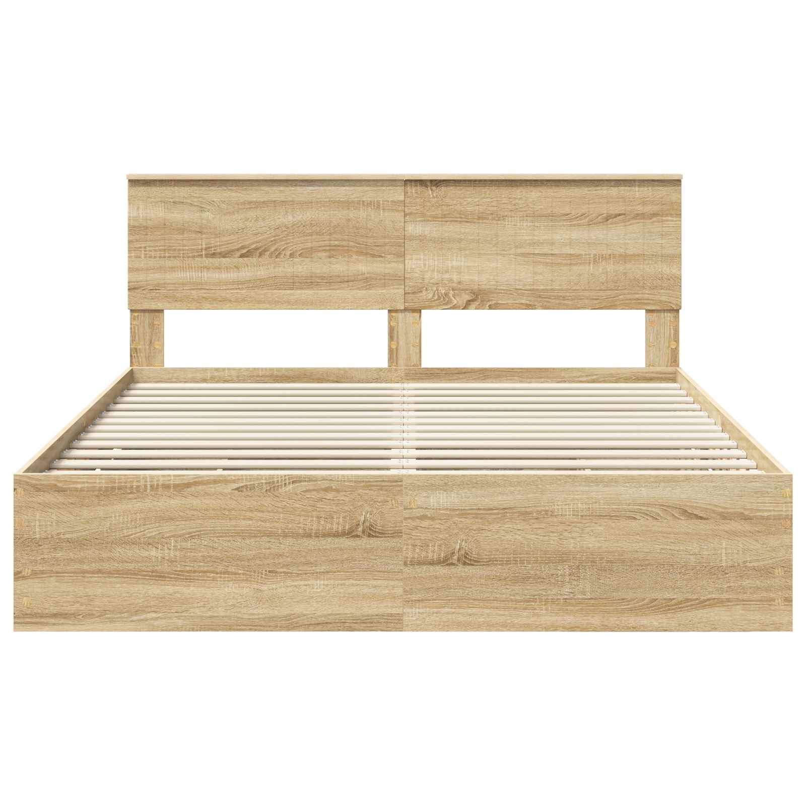 Cadre de lit Chêne Sonoma 160 x 200 cm Bois Ingénierie - XIOS