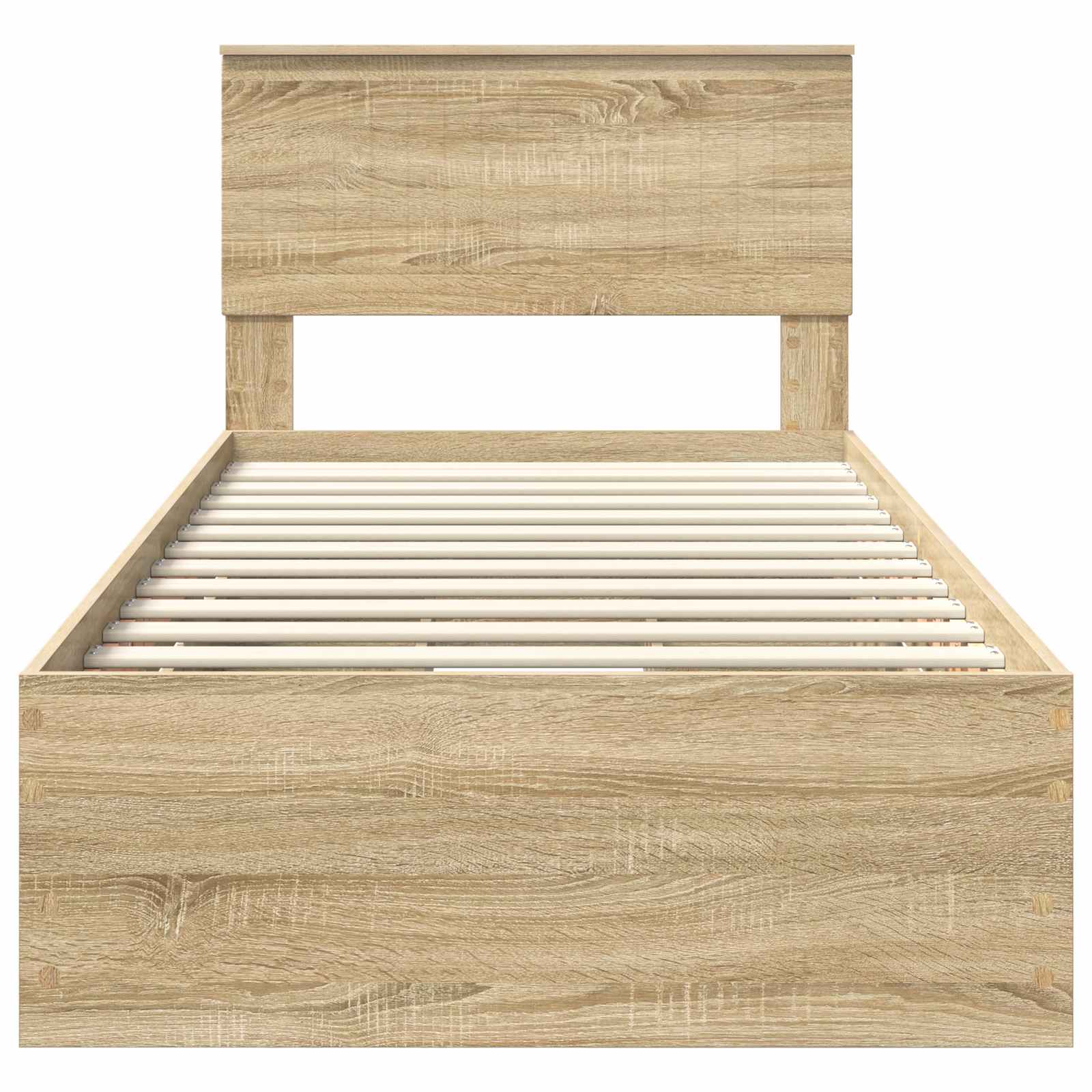 Cadre de lit Chêne Sonoma 90 x 190 cm Bois Ingénierie - XIOS