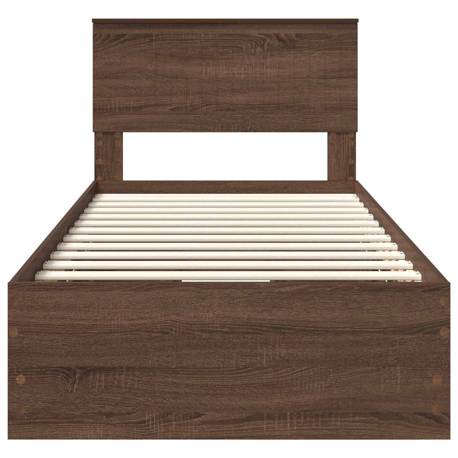Cadre de lit avec tiroir Chêne brun 90 x 200 cm Bois Ingénierie - XIOS