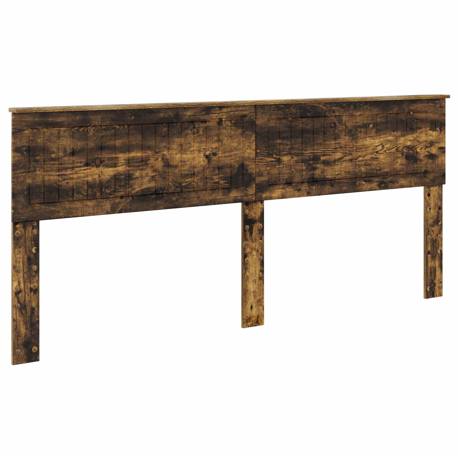 Cadre de lit Chêne fumé 200 x 200 cm Bois d'ingénierie - XIOS