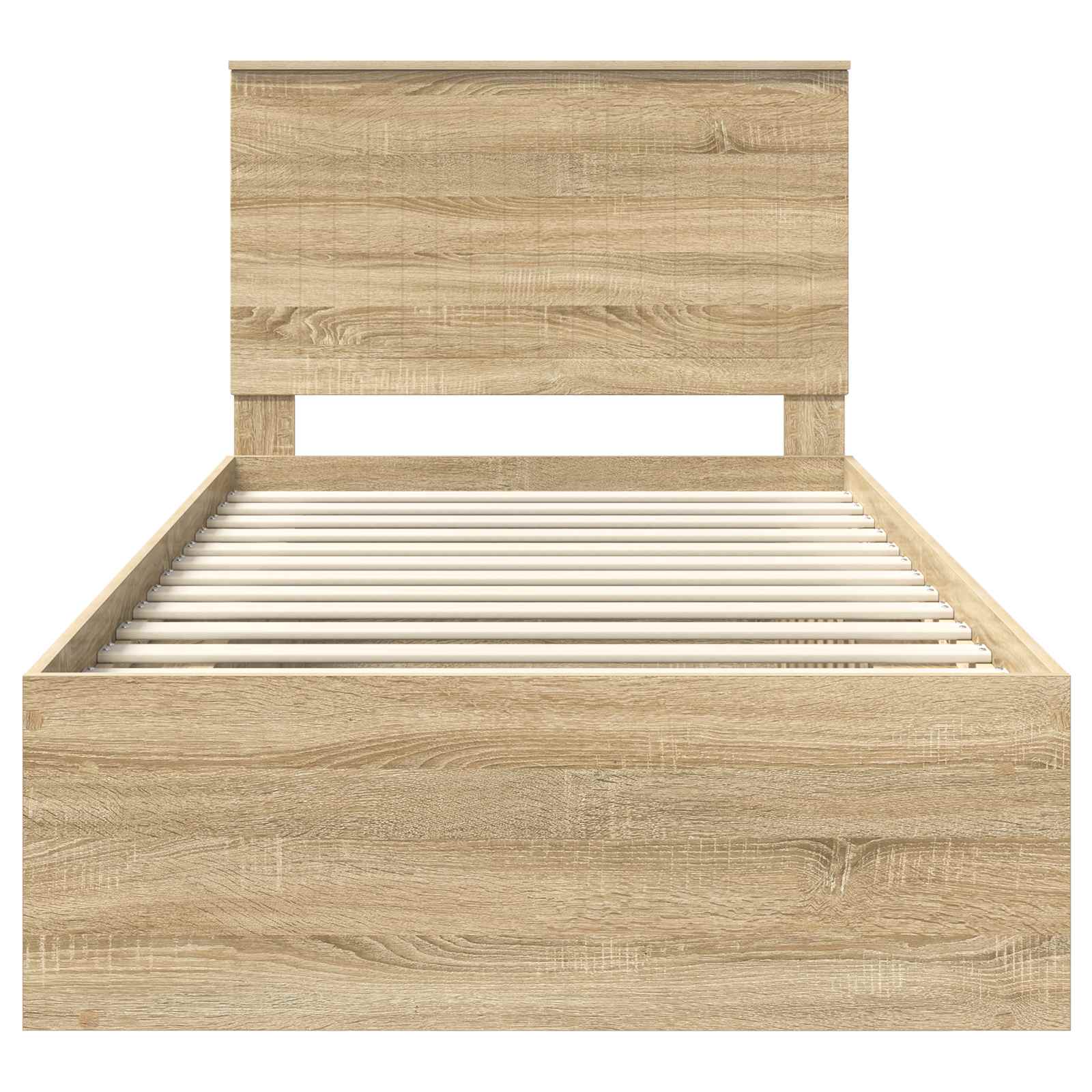 Cadre de lit avec tête de lit Sonoma 100 x 200 cm Pin massif - XIOS