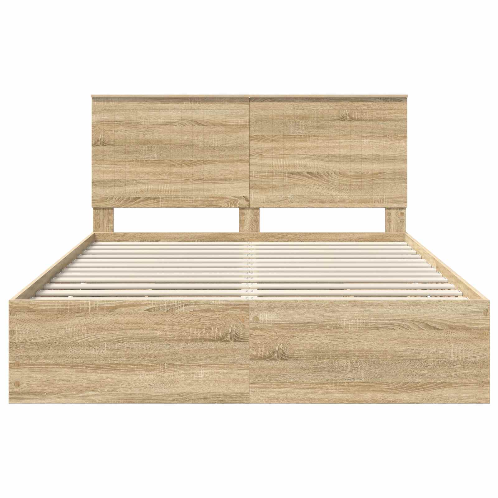 Cadre de lit Chêne Sonoma 150 x 200 cm Bois Ingénierie - XIOS