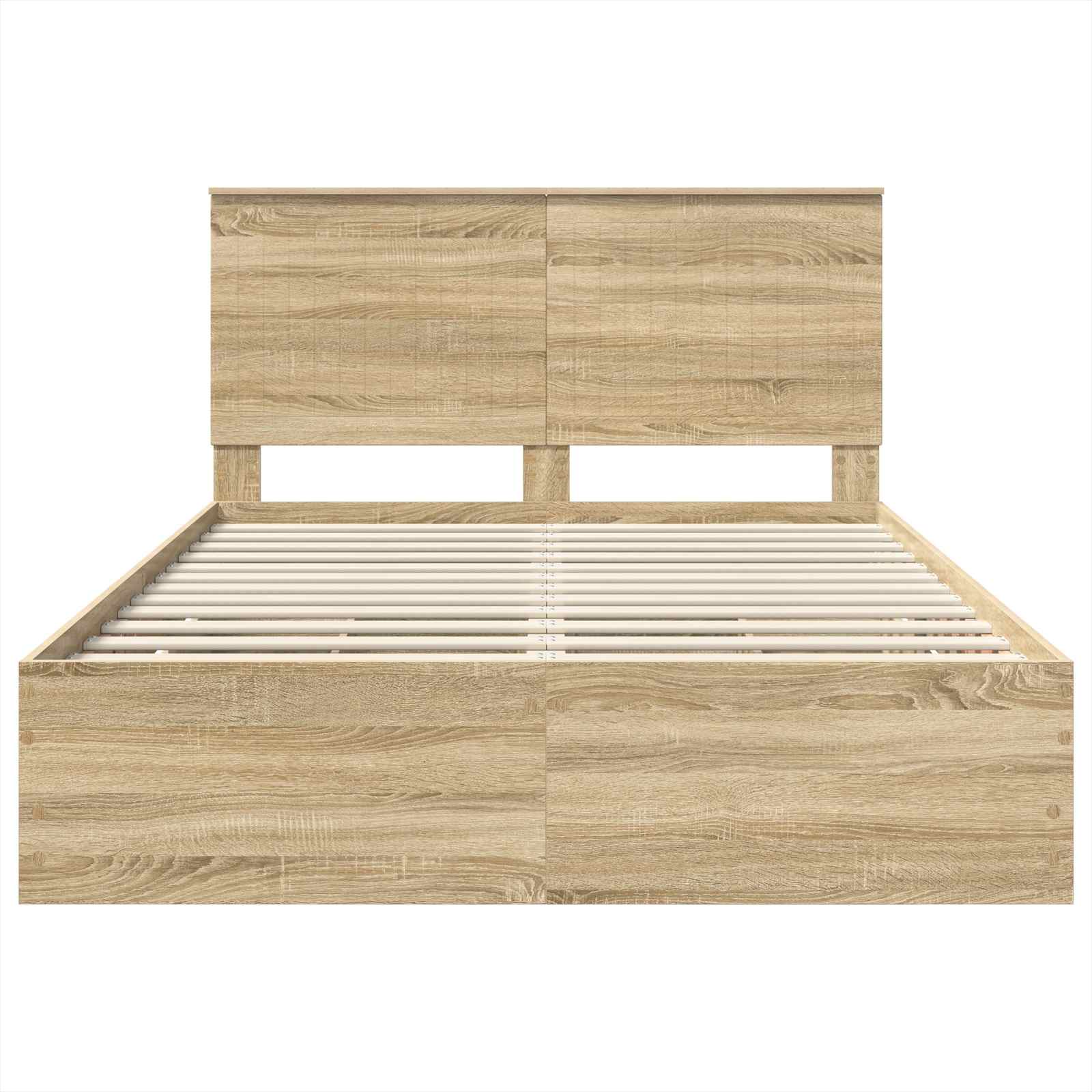 Cadre de lit Chêne Sonoma 140 x 200 cm Bois Ingénierie - XIOS