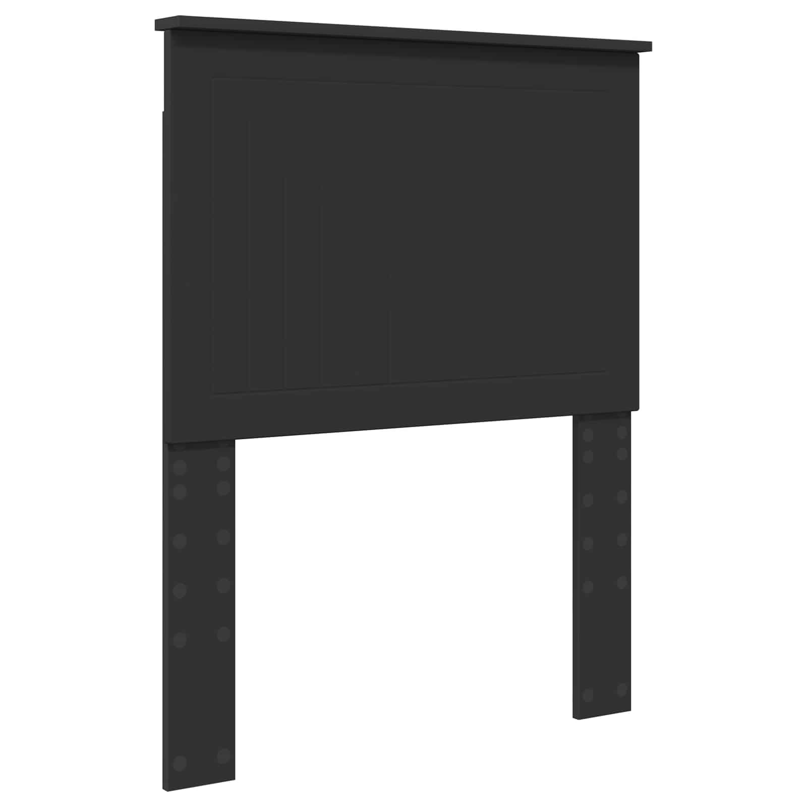 Cadre de lit avec tiroir Noir 75 x 190 cm Bois Ingénierie - XIOS