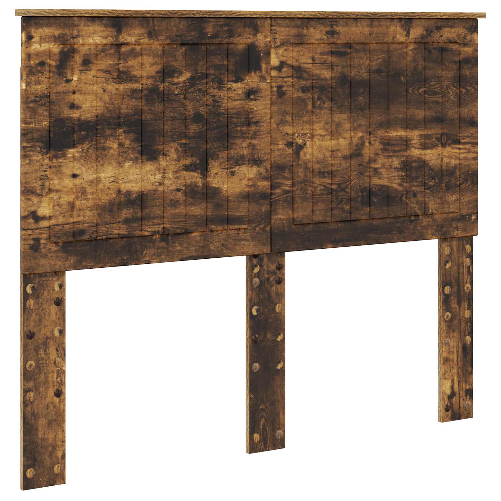 Lit de Rangement Chêne fumé 135 x 190 cm Bois d'ingénierie - XIOS