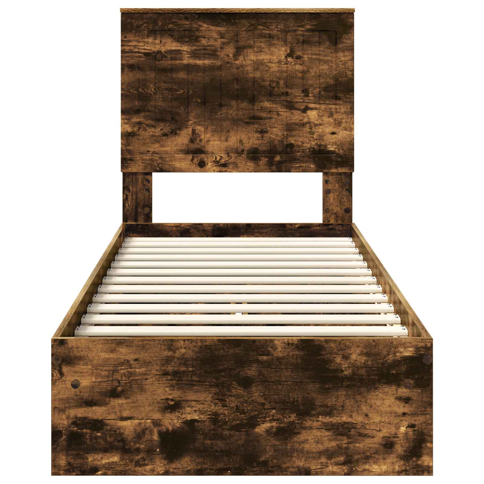 Lit de Rangement Chêne fumé 75 x 190 cm Bois d'ingénierie - XIOS