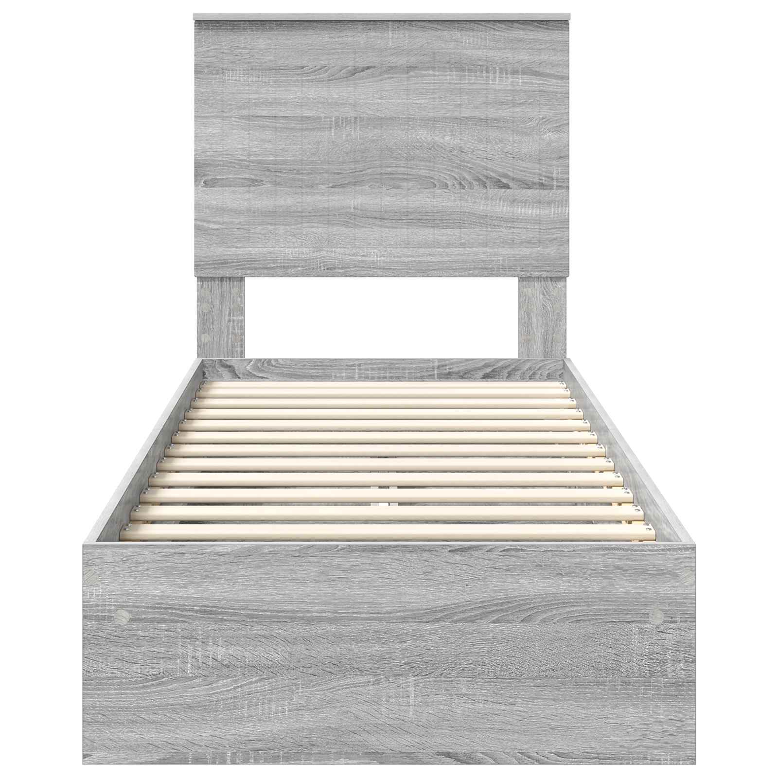 Lit de Rangement Gris Sonoma 75 x 190 cm Bois d'ingénierie - XIOS