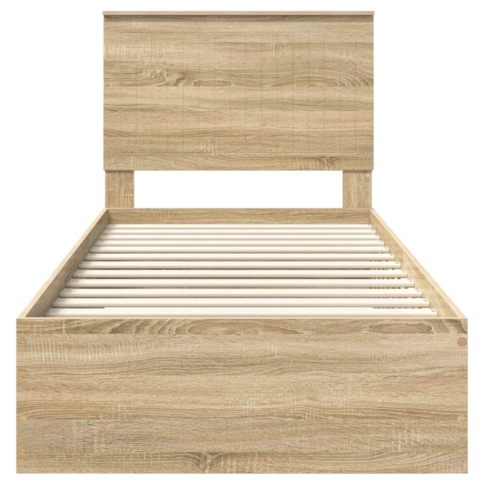 Cadre de lit Chêne Sonoma 90 x 190 cm Bois d'ingénierie - XIOS