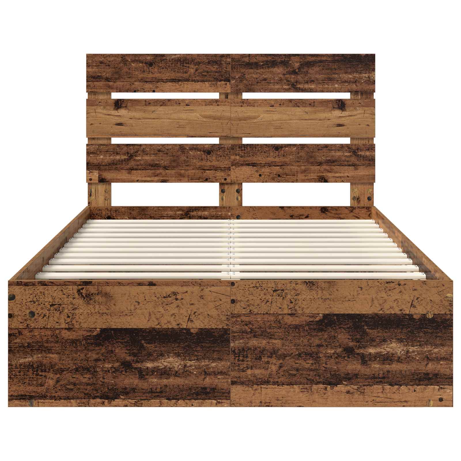 Cadre de lit Bois ancien 120 x 200 cm Pin massif - XIOS