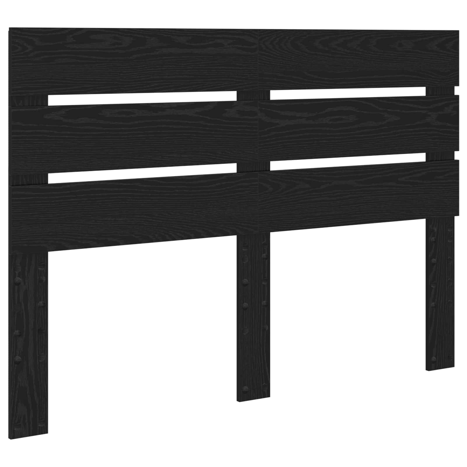 Cadre de lit Chêne noir 140 x 190 cm Bois d'ingénierie - XIOS