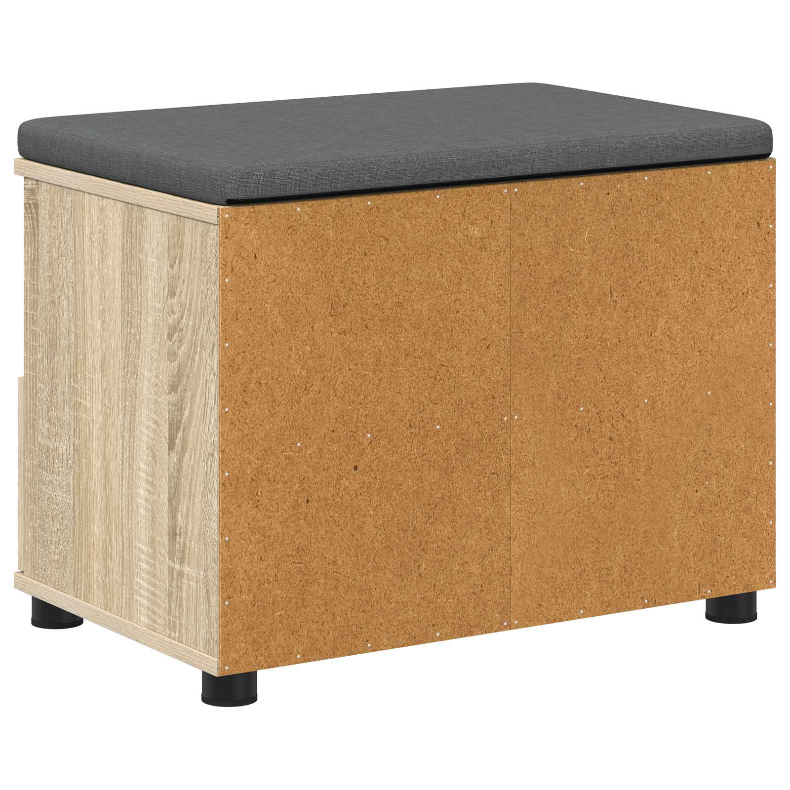 Banc d'entrée avec coussin Chêne Sonoma 60 x 38 x 46 cm - XIOS