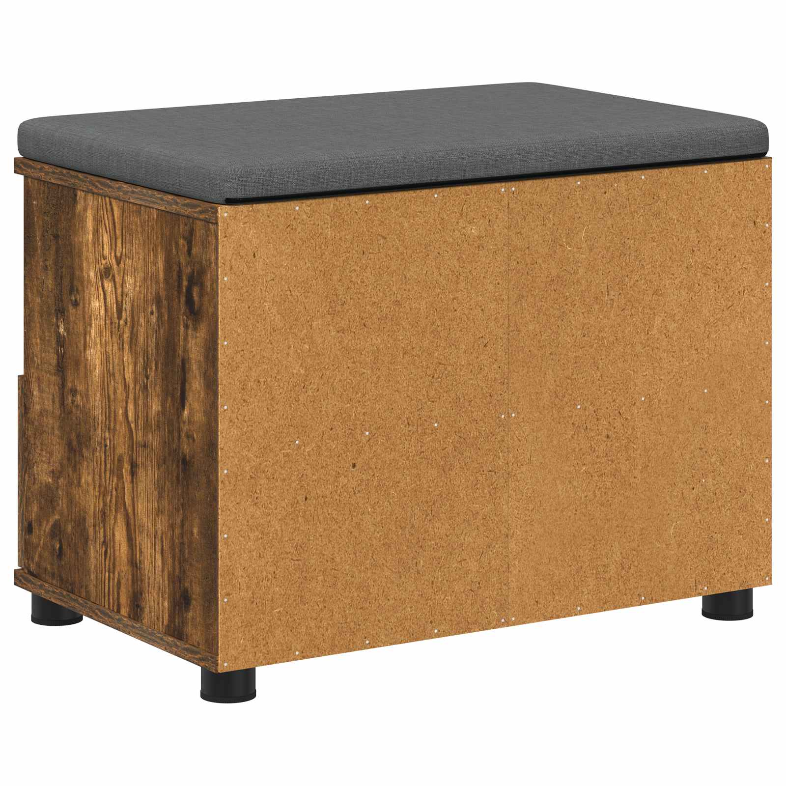 Banc d'entrée avec coussin Chêne fumé 60 x 38 x 46 cm - XIOS