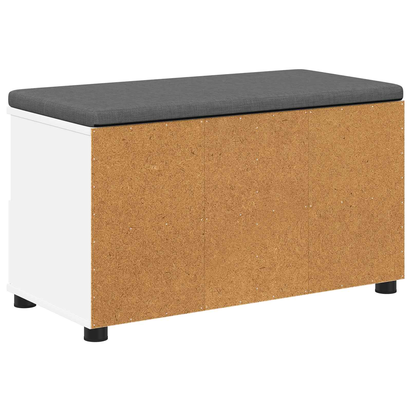 Banc d'entrée avec coussin avec tiroir Blanc 80 x 38 x 46 cm - XIOS