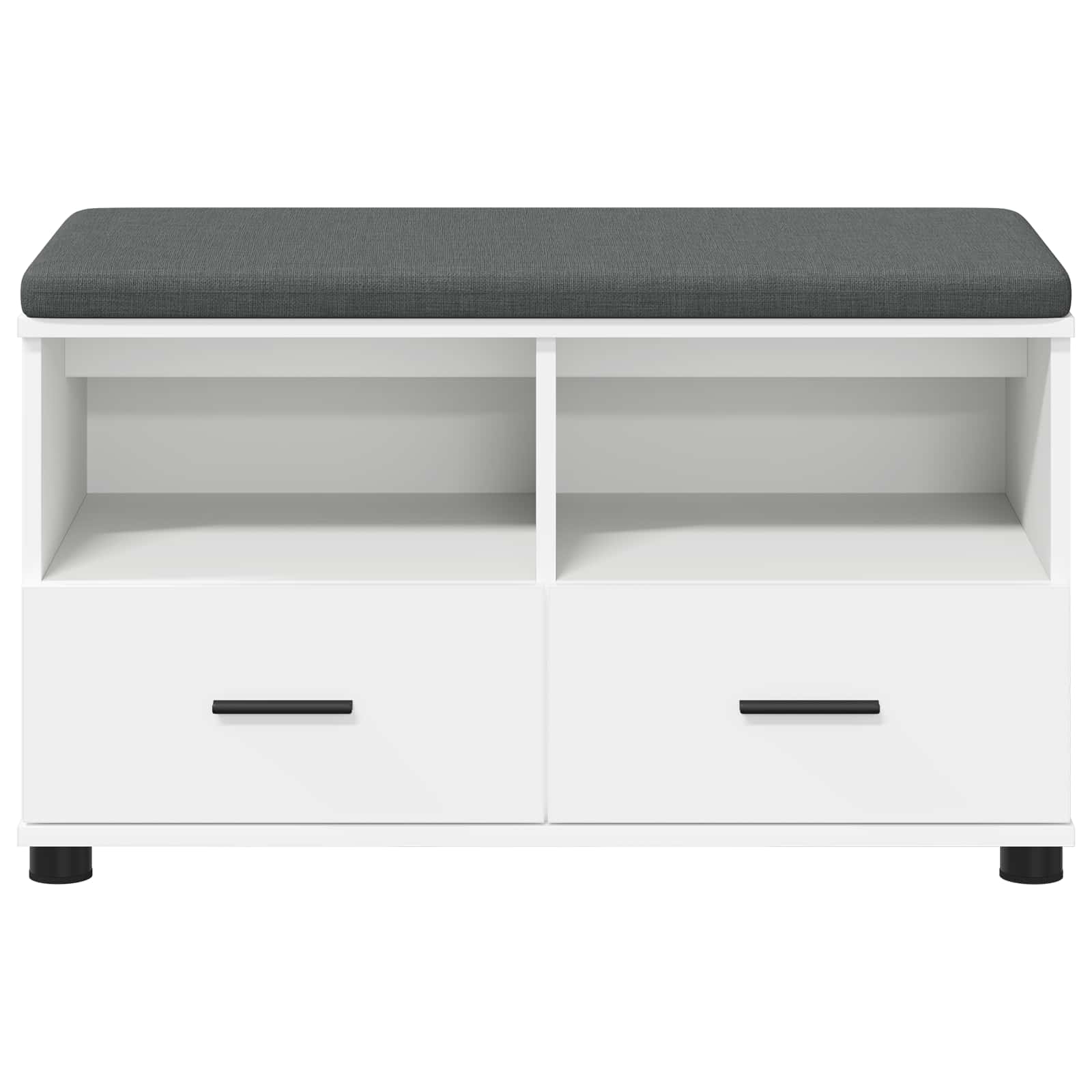 Banc d'entrée avec coussin avec tiroir Blanc 80 x 38 x 46 cm - XIOS