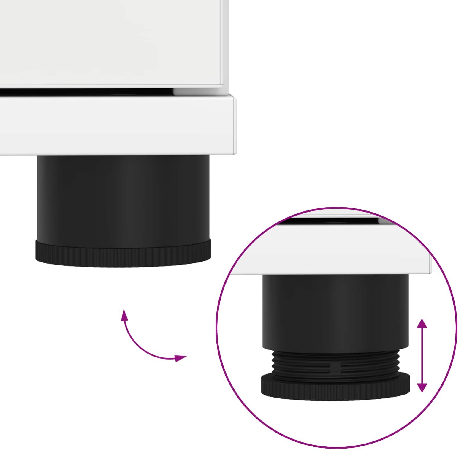 Banc d'entrée avec coussin avec tiroir Blanc 80 x 38 x 46 cm - XIOS