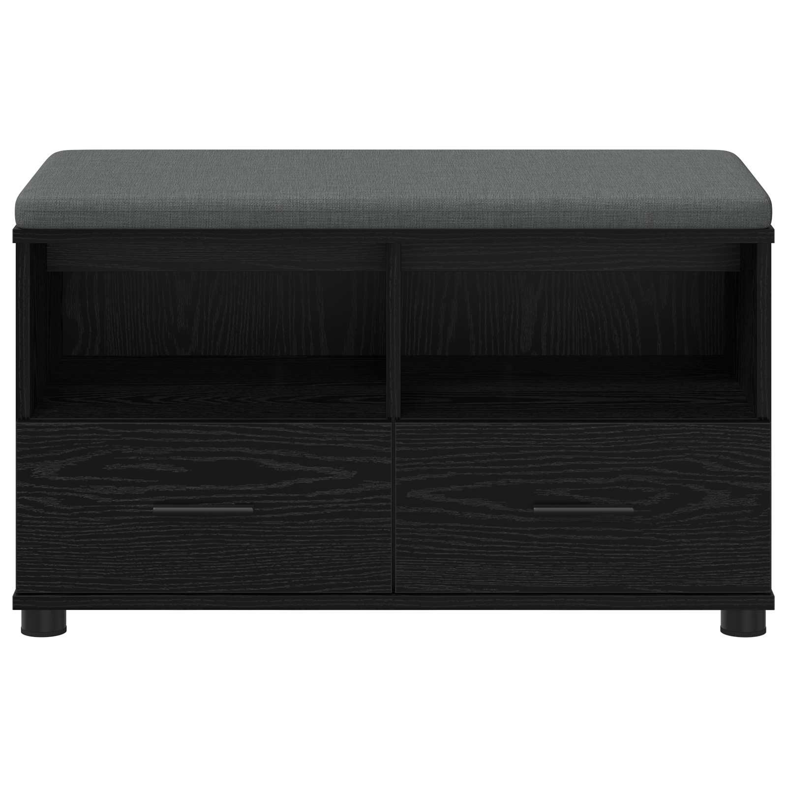 Banc d'entrée avec coussin Chêne noir 80 x 38 x 46 cm - XIOS