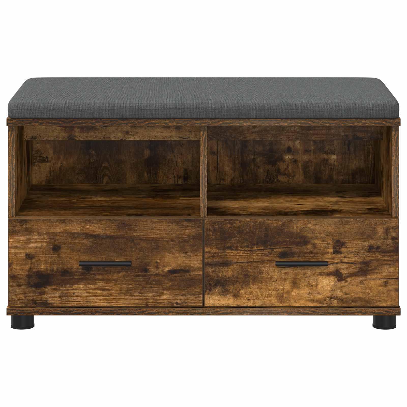 Banc d'entrée avec coussin Chêne fumé 80 x 38 x 46 cm - XIOS