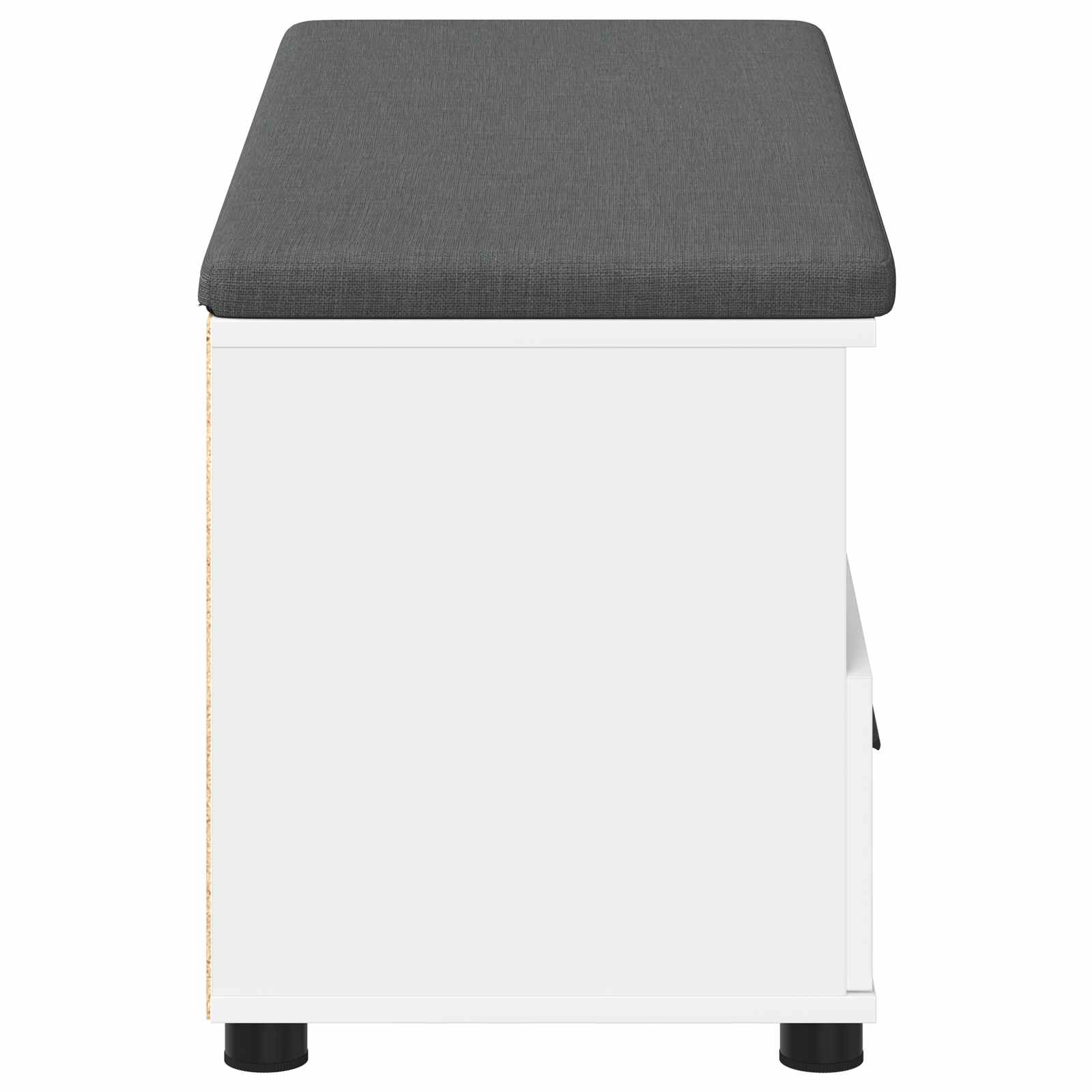 Banc d'entrée avec coussin avec tiroir Blanc 100 x 38 x 46 cm - XIOS