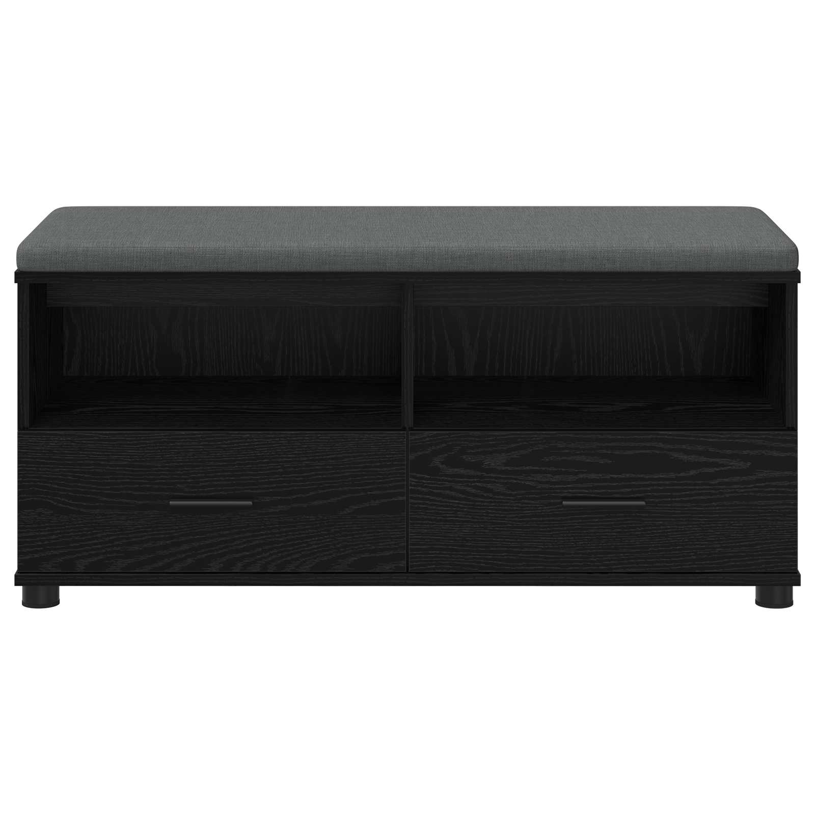 Banc d'entrée avec coussin Chêne noir 100 x 38 x 46 cm - XIOS