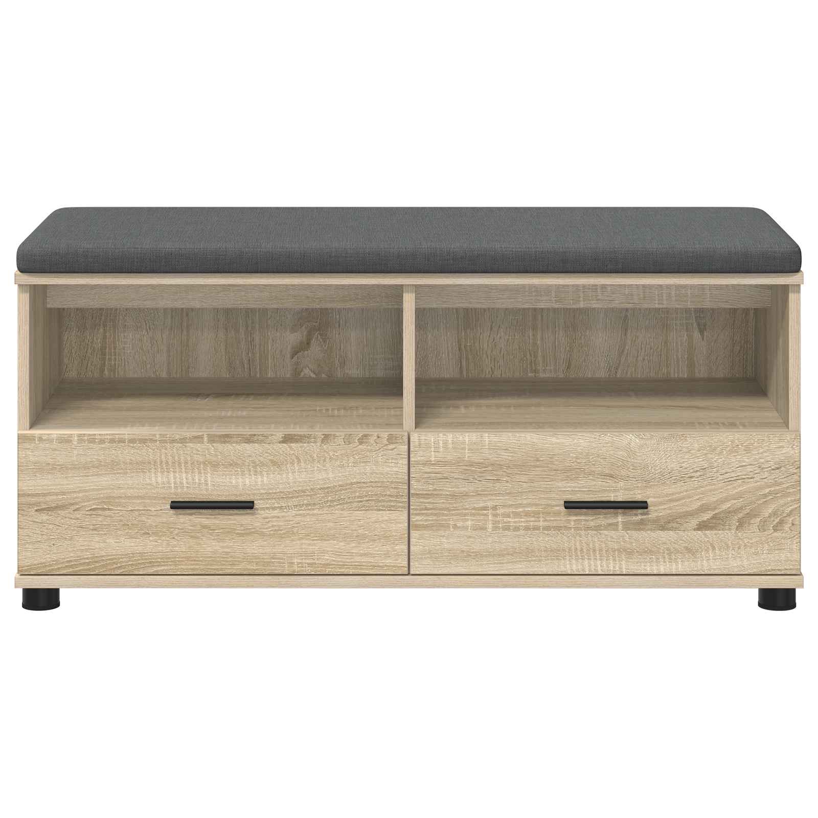 Banc d'entrée avec coussin Chêne Sonoma 100 x 38 x 46 cm - XIOS