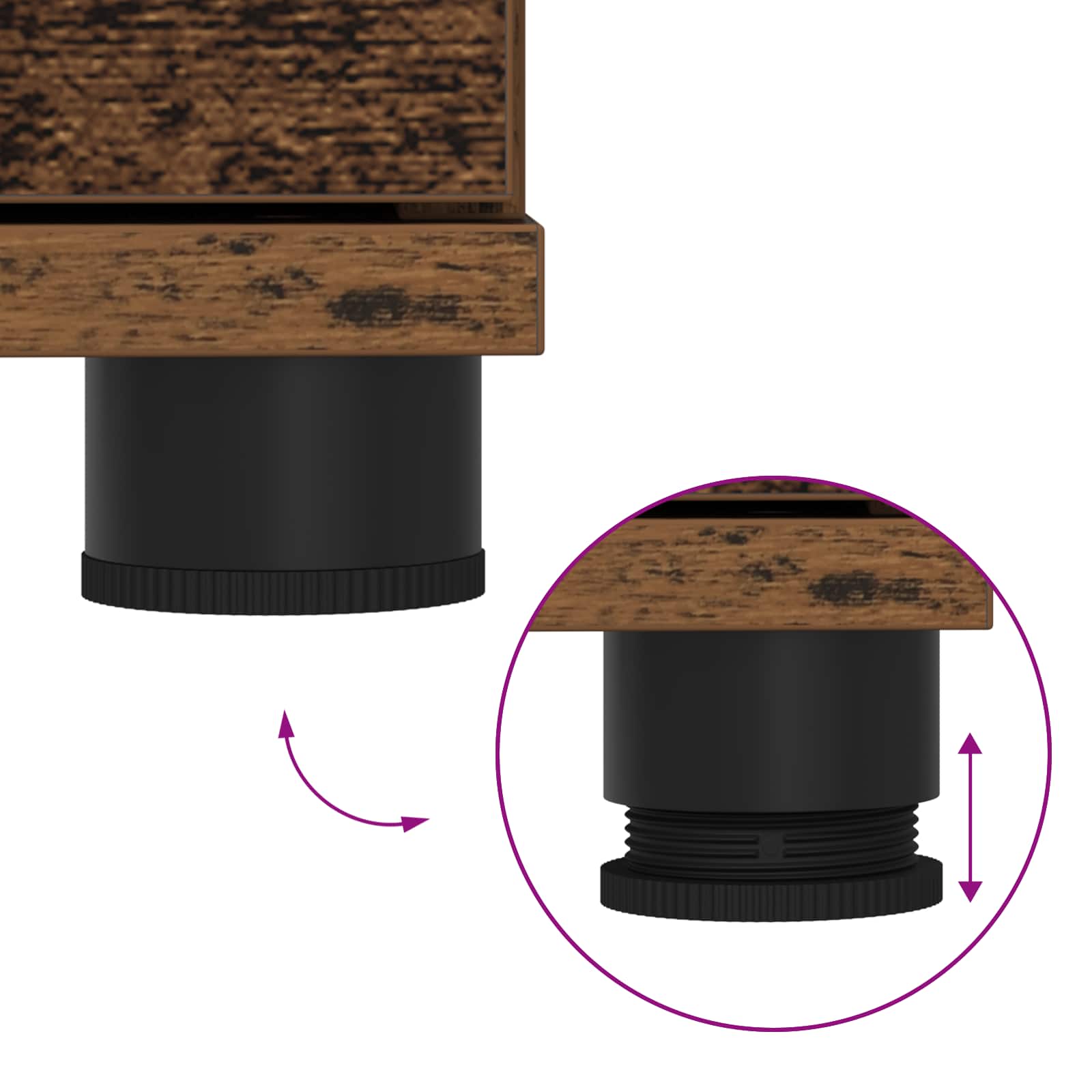 Banc d'entrée avec coussin Bois ancien 100 x 38 x 46 cm - XIOS