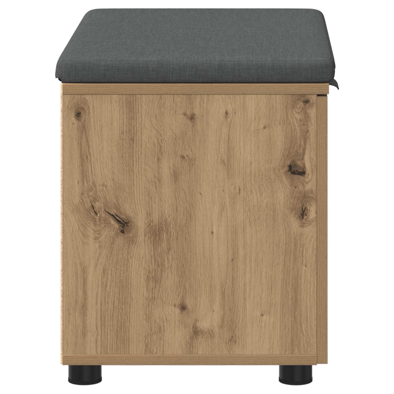 Banc d'entrée avec coussin Chêne artisanal 60 x 38 x 46 cm - XIOS