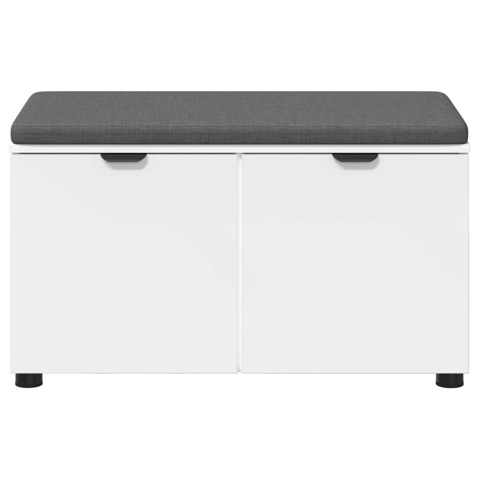 Banc d'entrée avec coussin avec stockage Blanc 80 x 46 x 46 cm - XIOS