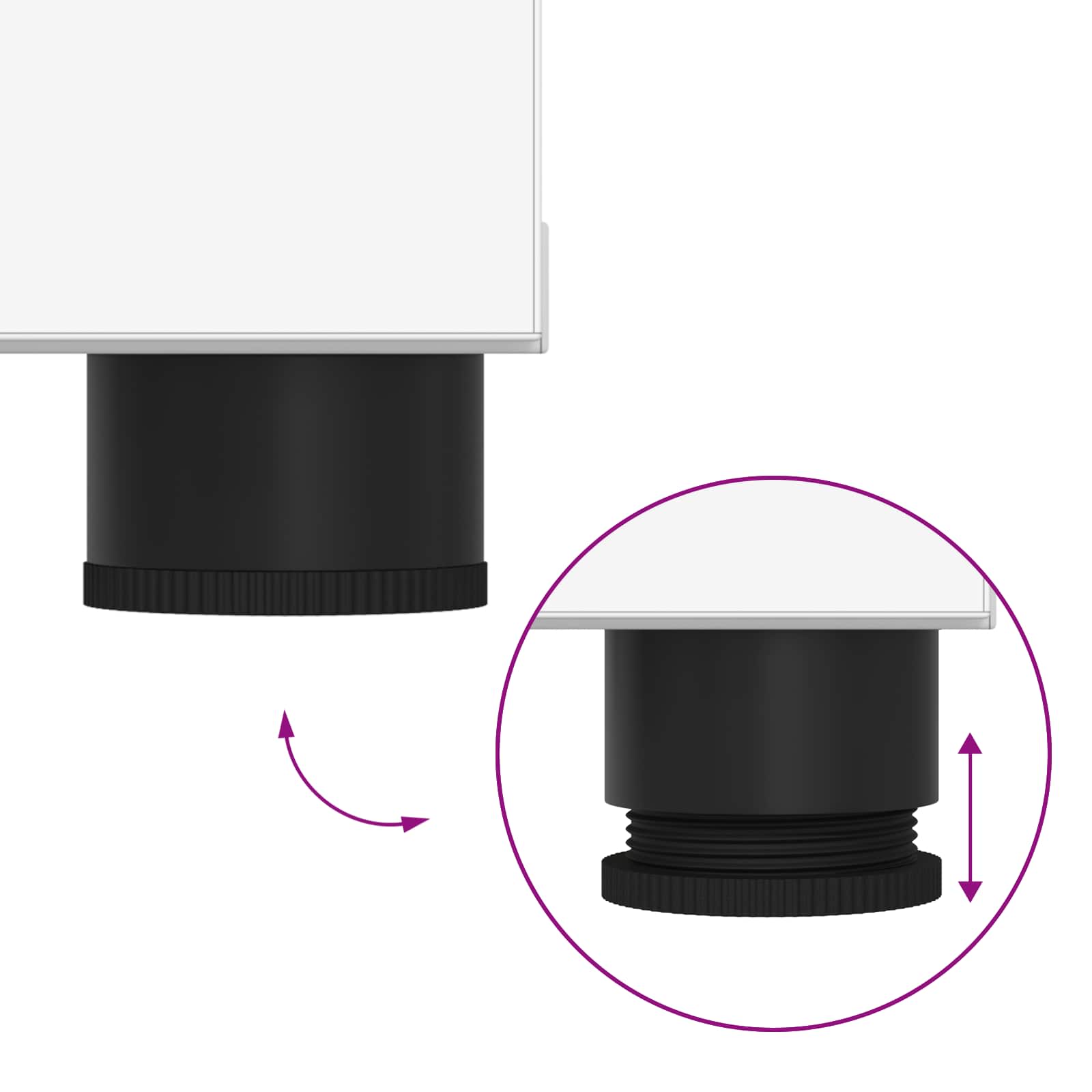 Banc d'entrée avec coussin avec stockage Blanc 80 x 46 x 46 cm - XIOS