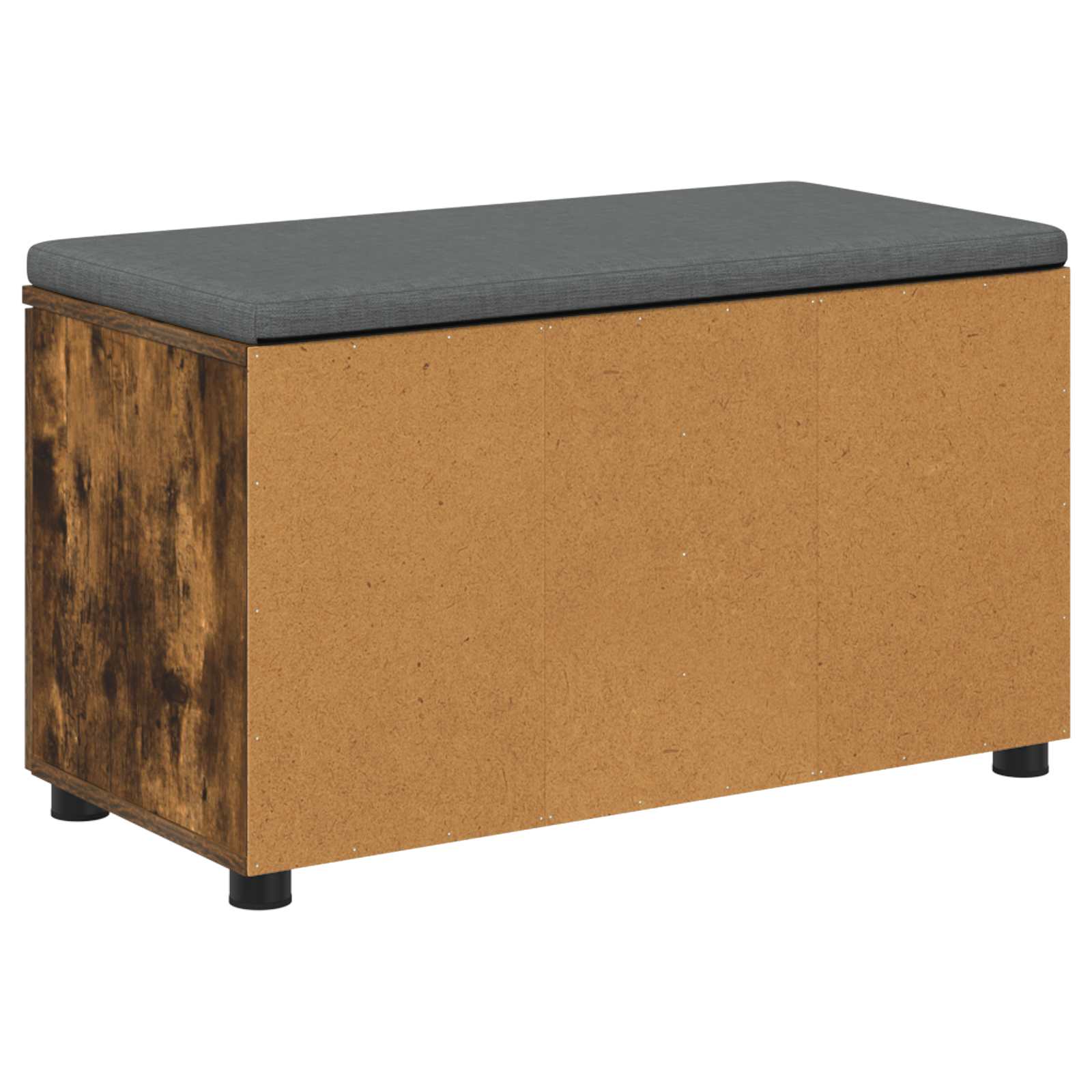 Banc d'entrée avec coussin Chêne fumé 80 x 46 x 46 cm - XIOS