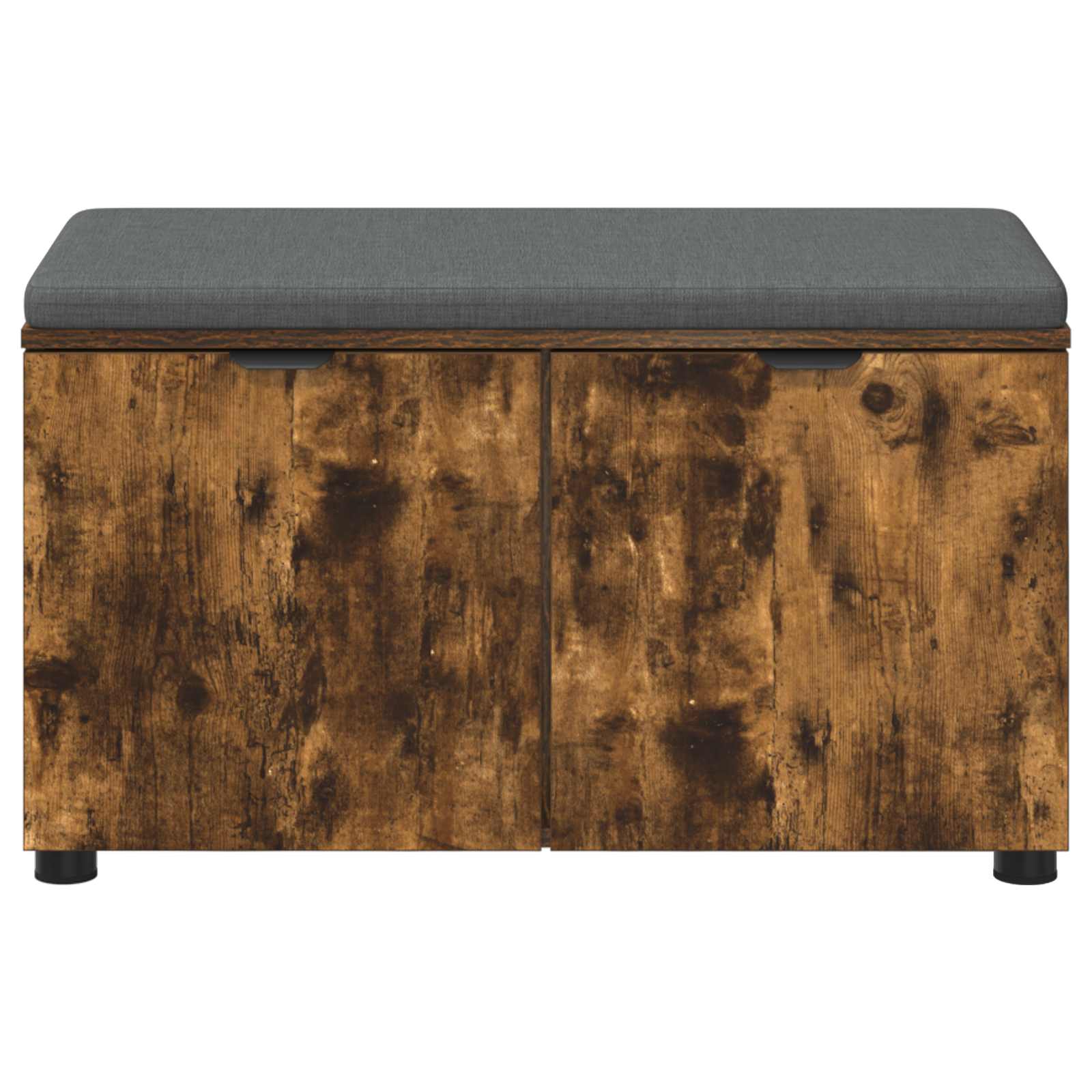 Banc d'entrée avec coussin Chêne fumé 80 x 46 x 46 cm - XIOS