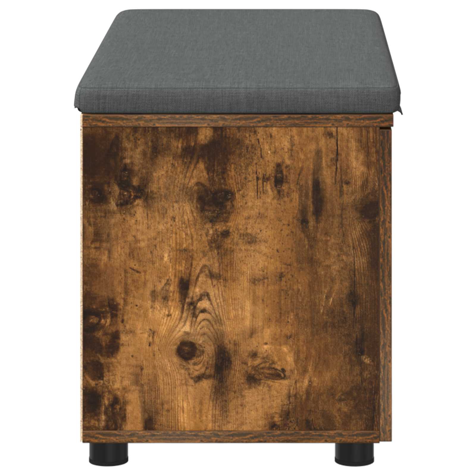 Banc d'entrée avec coussin Chêne fumé 80 x 46 x 46 cm - XIOS