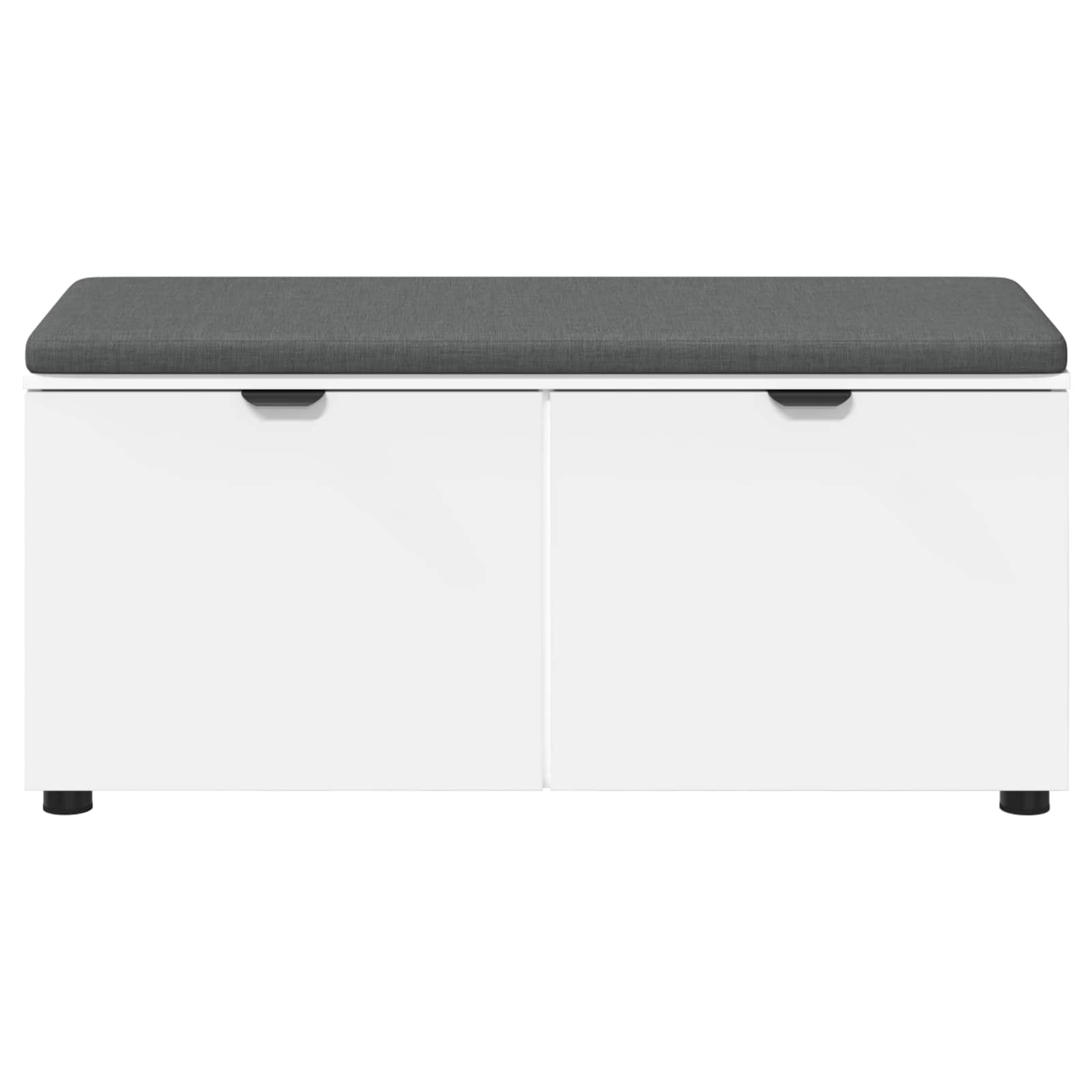 Banc d'entrée avec coussin avec stockage Blanc 100 x 38 x 46 cm - XIOS