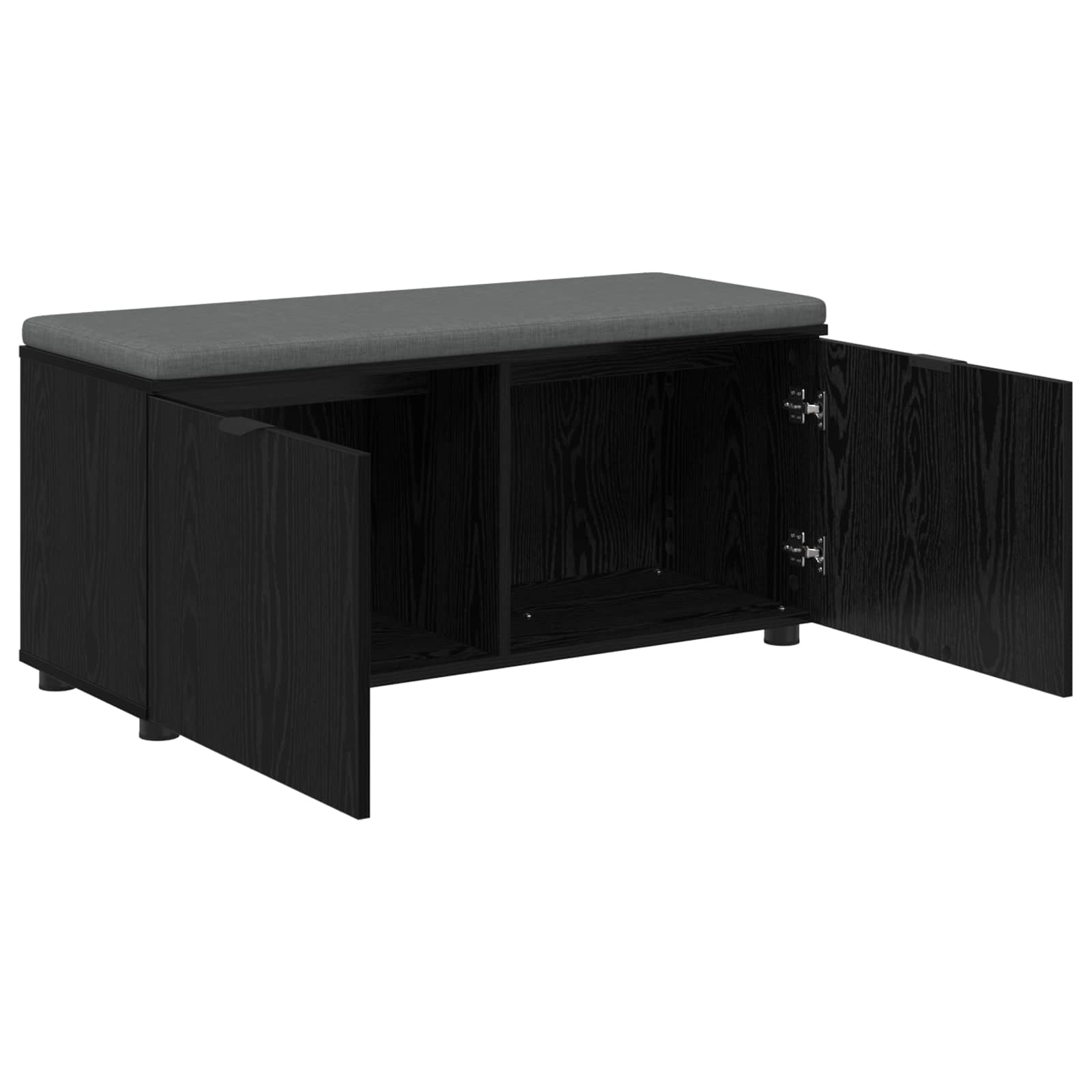 Banc d'entrée avec coussin Chêne noir 100 x 38 x 46 cm - XIOS