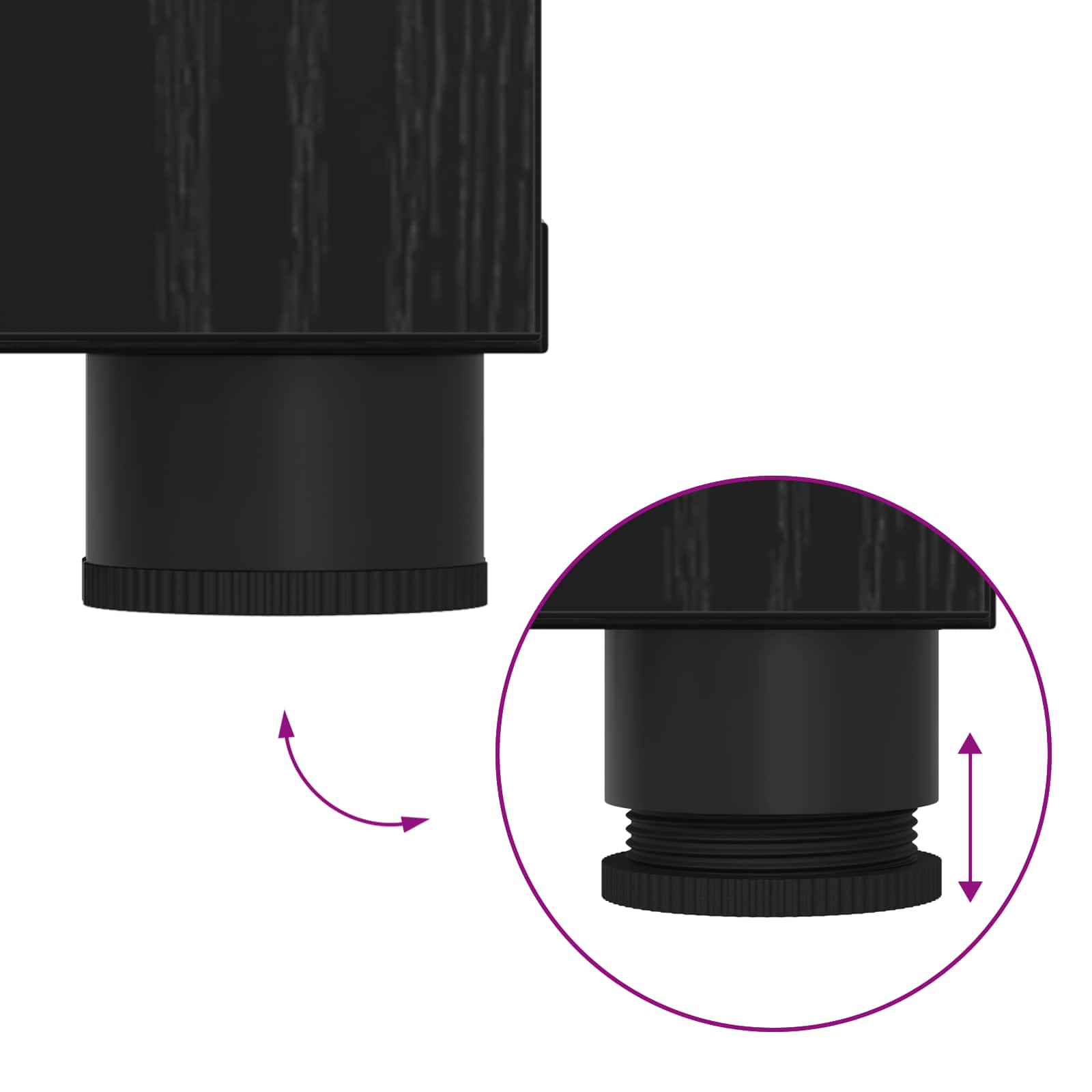 Banc d'entrée avec coussin Chêne noir 100 x 38 x 46 cm - XIOS