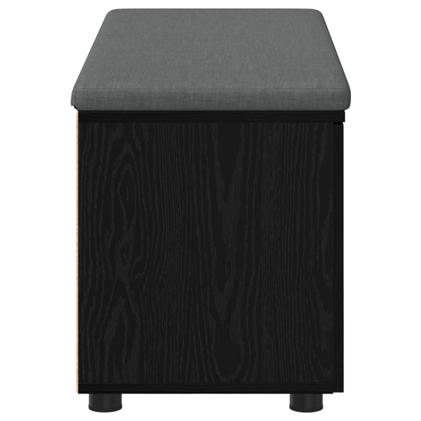 Banc d'entrée avec coussin Chêne noir 100 x 38 x 46 cm - XIOS