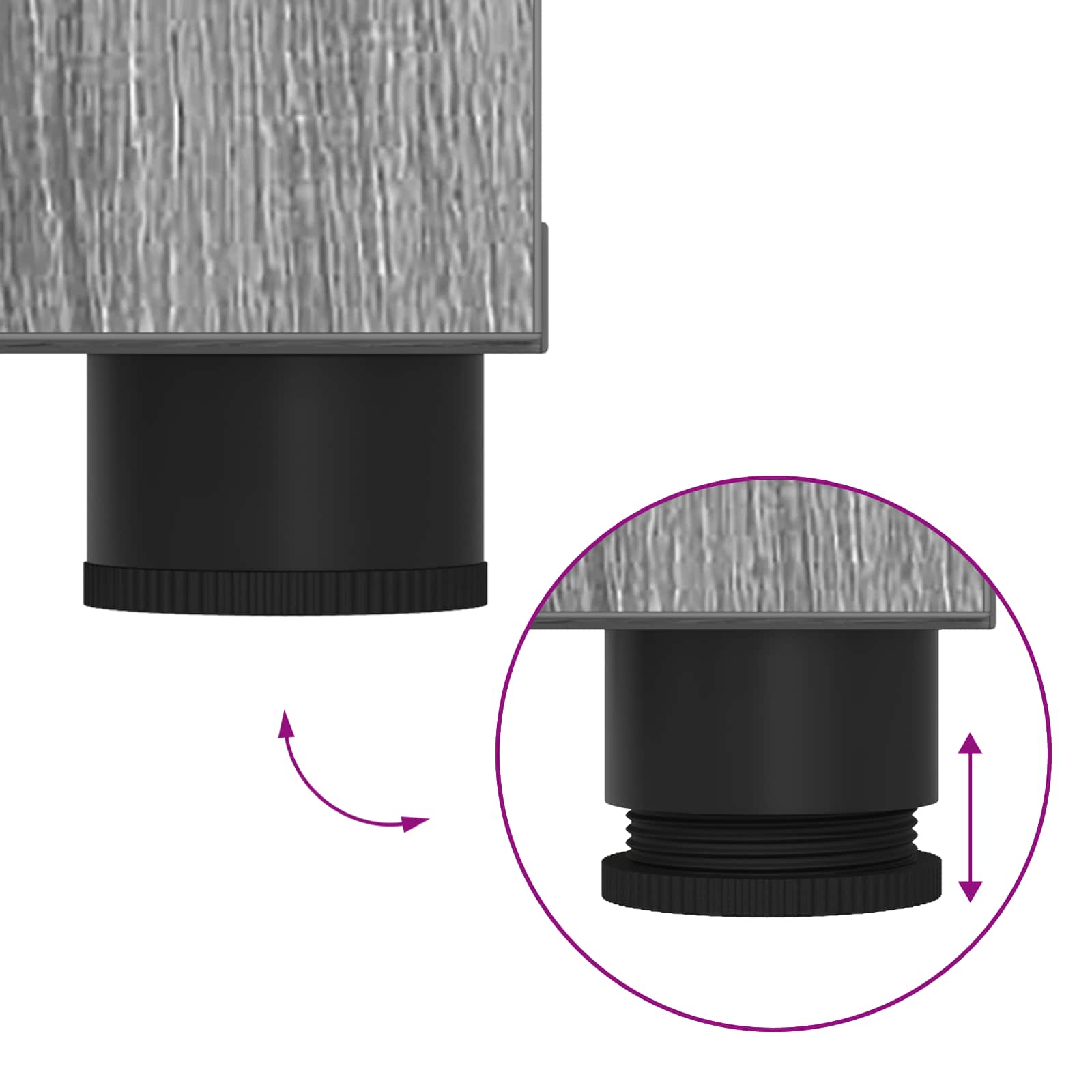 Banc d'entrée avec coussin Gris Sonoma 100 x 38 x 46 cm - XIOS