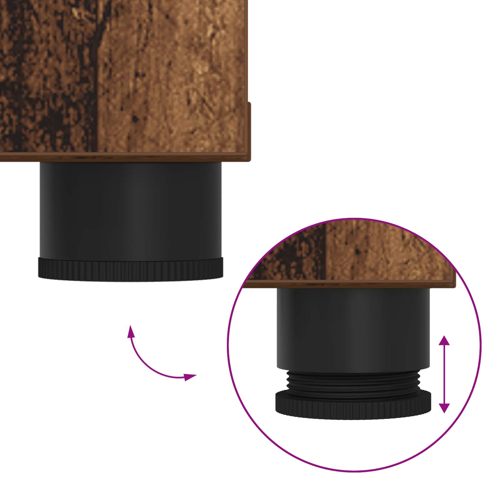 Banc d'entrée avec coussin Bois ancien 100 x 38 x 46 cm - XIOS