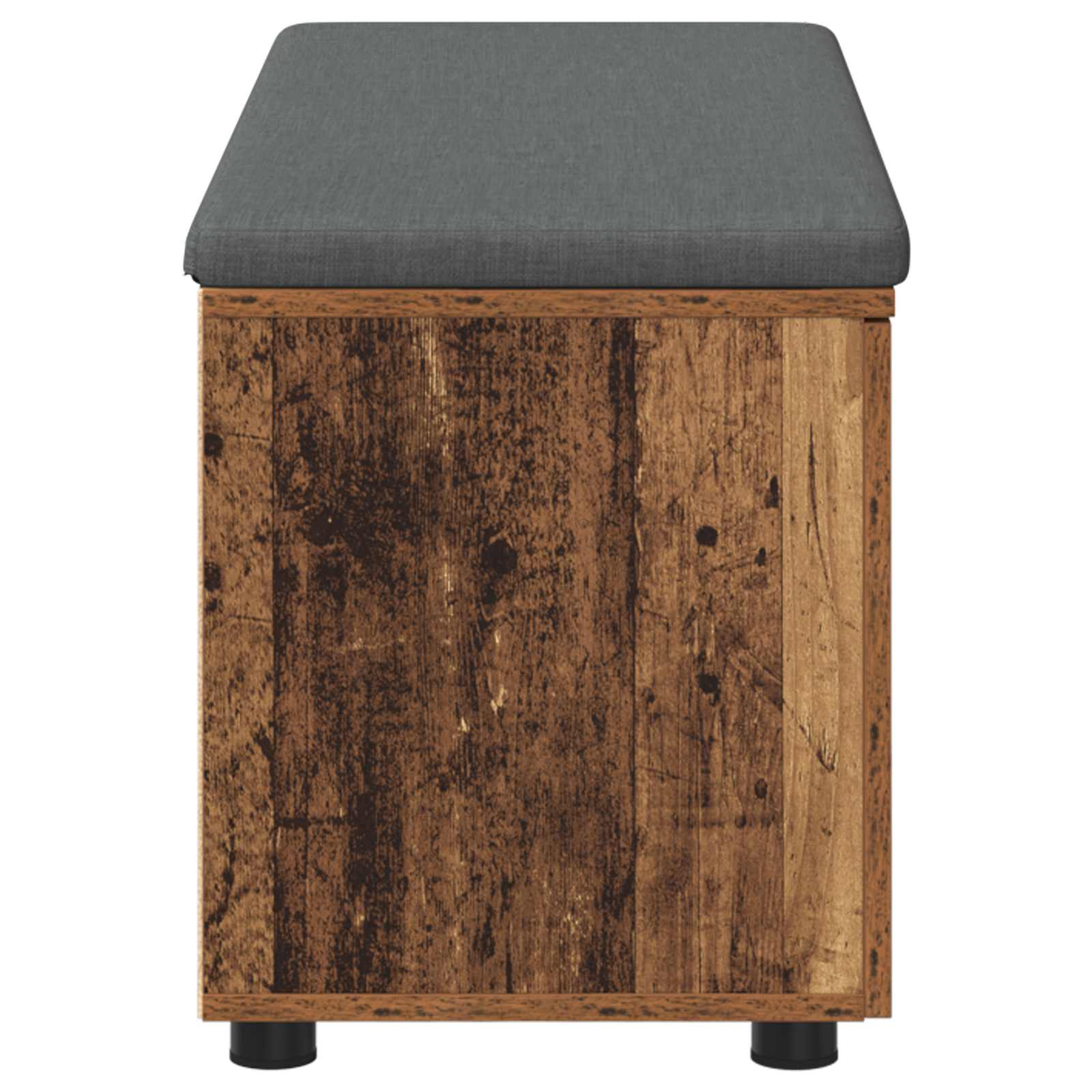 Banc d'entrée avec coussin Bois ancien 100 x 38 x 46 cm - XIOS