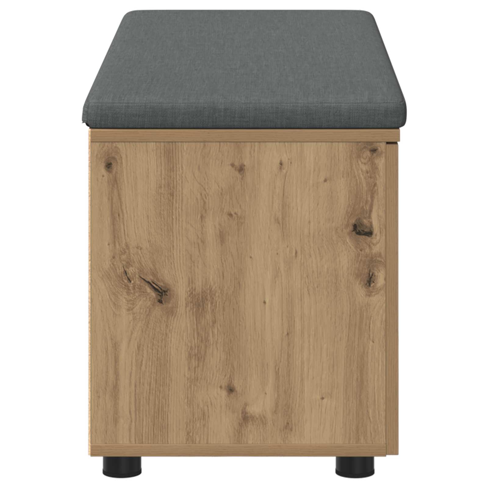 Banc d'entrée avec coussin Chêne artisanal 100 x 38 x 46 cm - XIOS