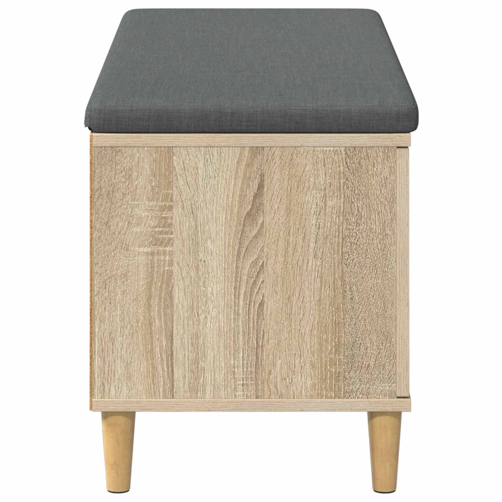 Banc d'entrée avec coussin Chêne Sonoma 60 x 38 x 46 cm - XIOS