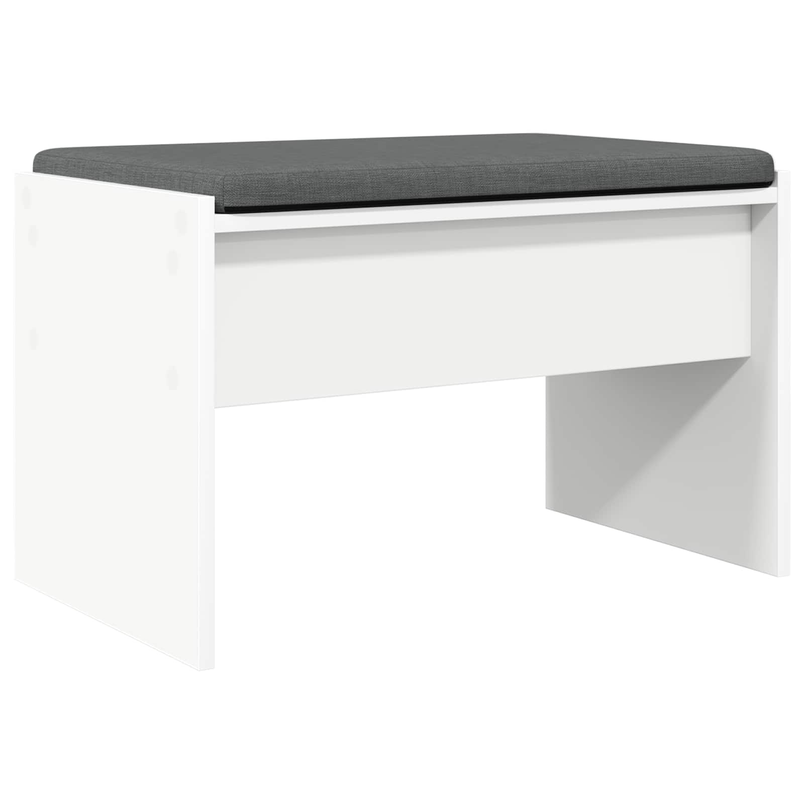Banc d'entrée avec coussin Blanc 63 x 38 x 40 cm - XIOS