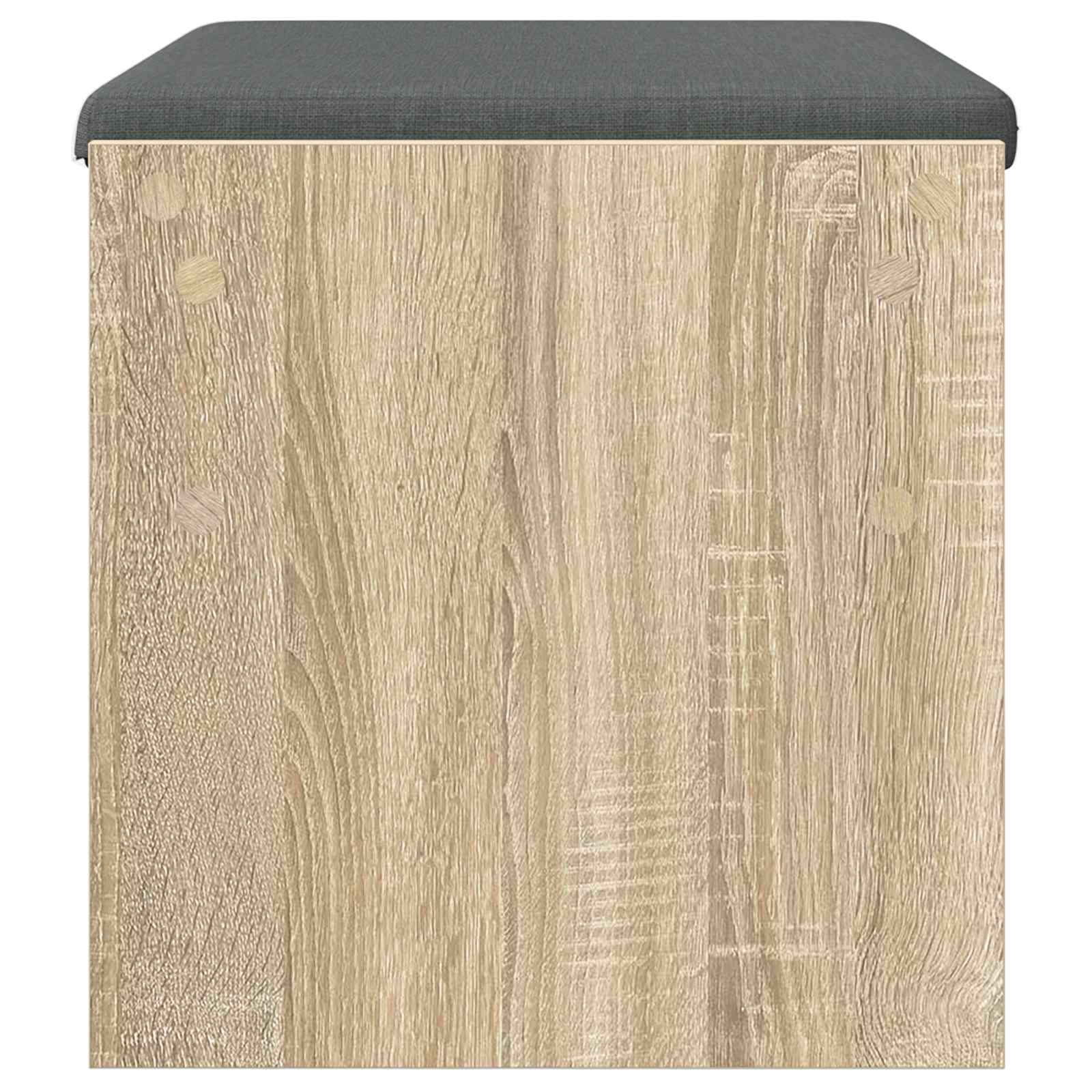 Banc d'entrée avec coussin Chêne Sonoma 63 x 38 x 40 cm - XIOS