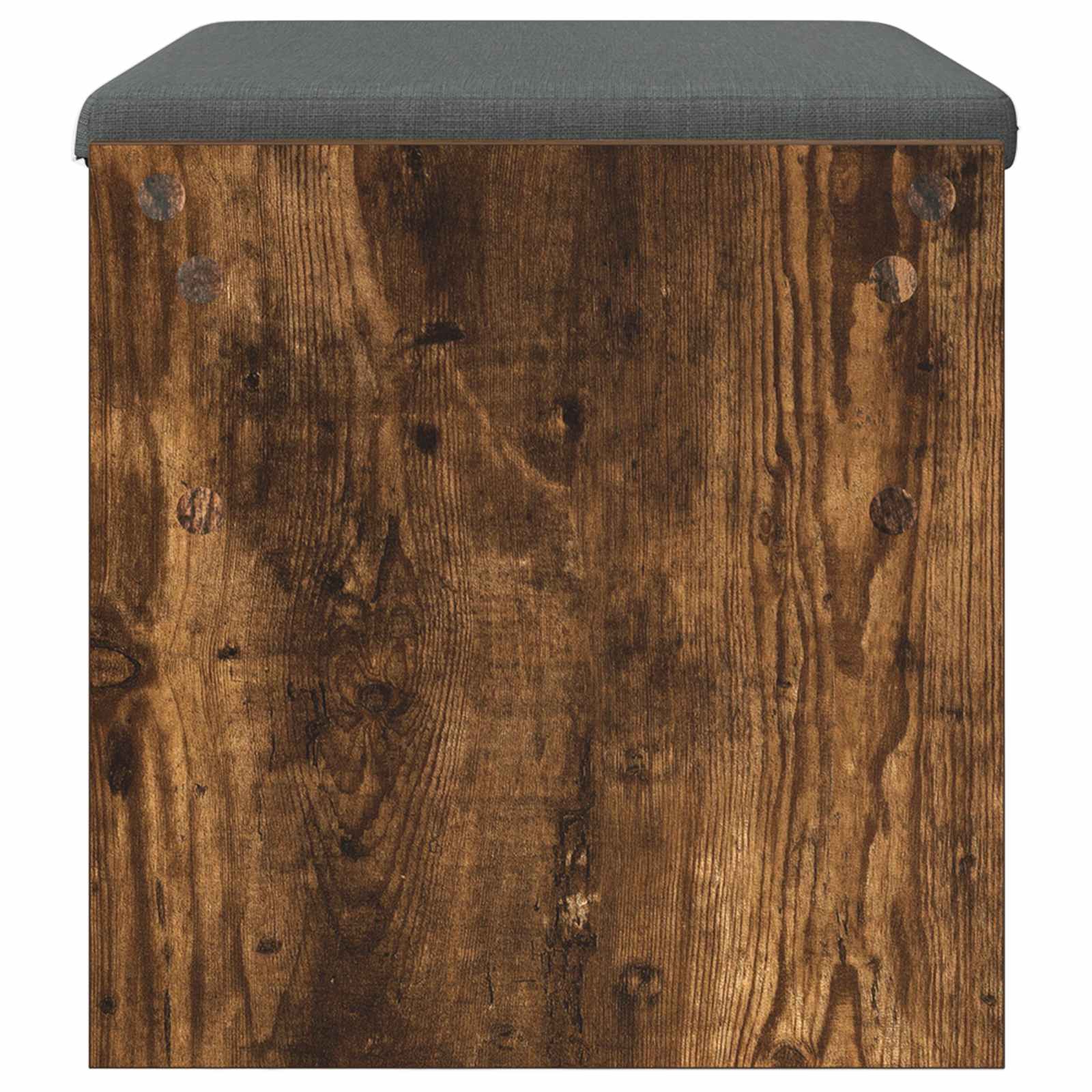 Banc d'entrée avec coussin Chêne fumé 63 x 38 x 40 cm - XIOS