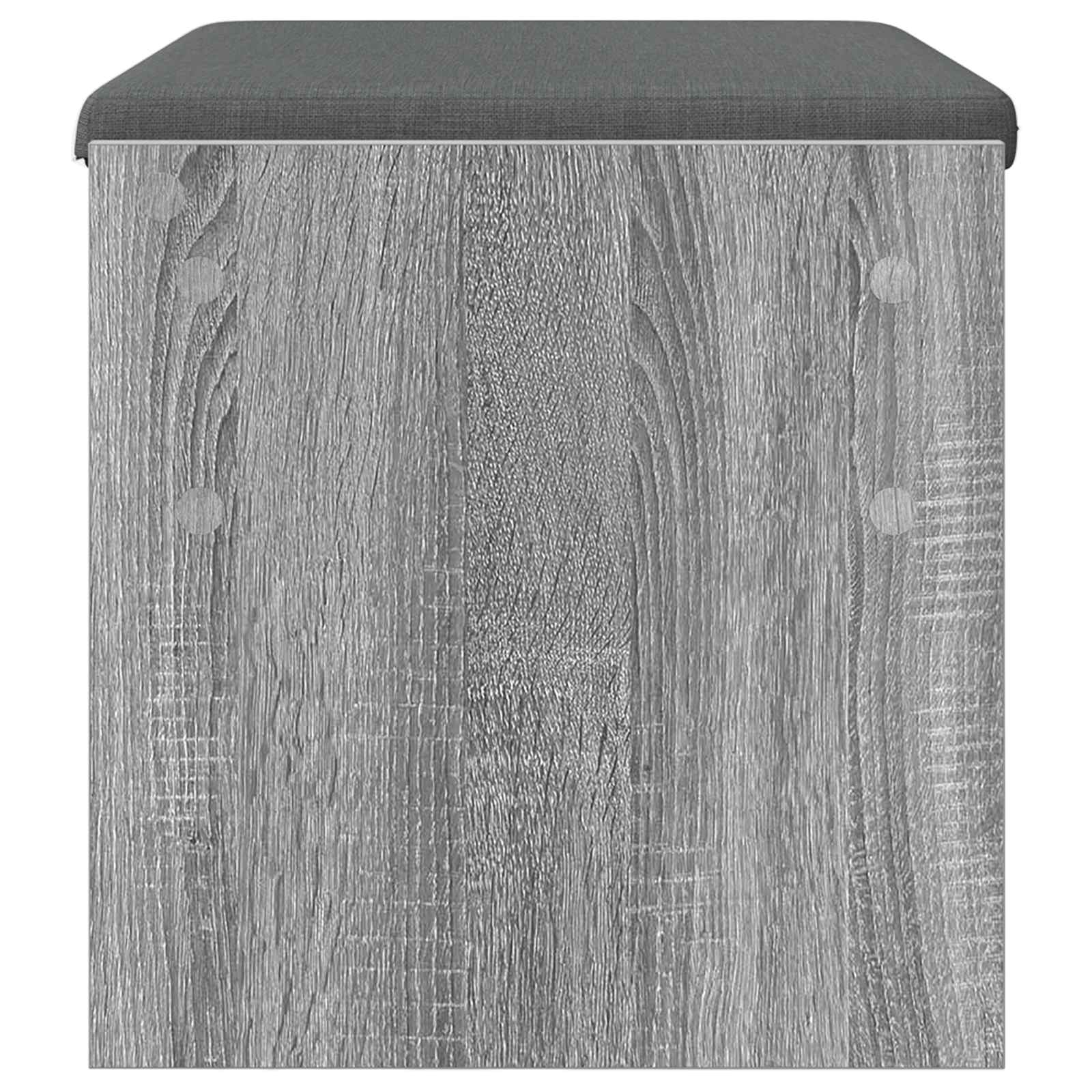 Banc d'entrée avec coussin Gris Sonoma 63 x 38 x 40 cm - XIOS