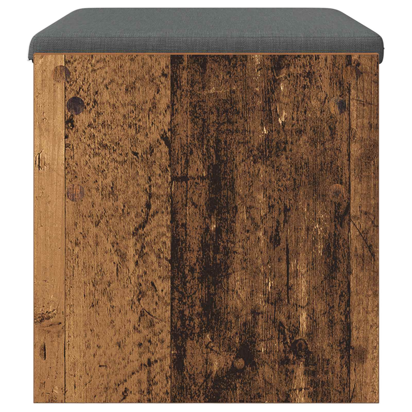 Banc d'entrée avec coussin Bois ancien 63 x 38 x 40 cm - XIOS