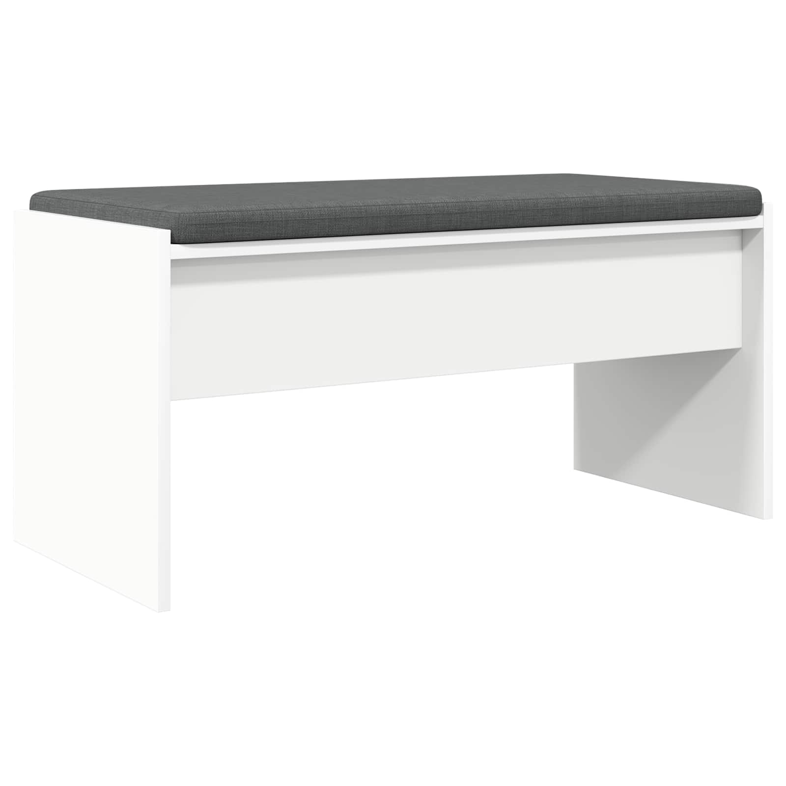 Banc d'entrée avec coussin Blanc 80 x 38 x 46 cm - XIOS