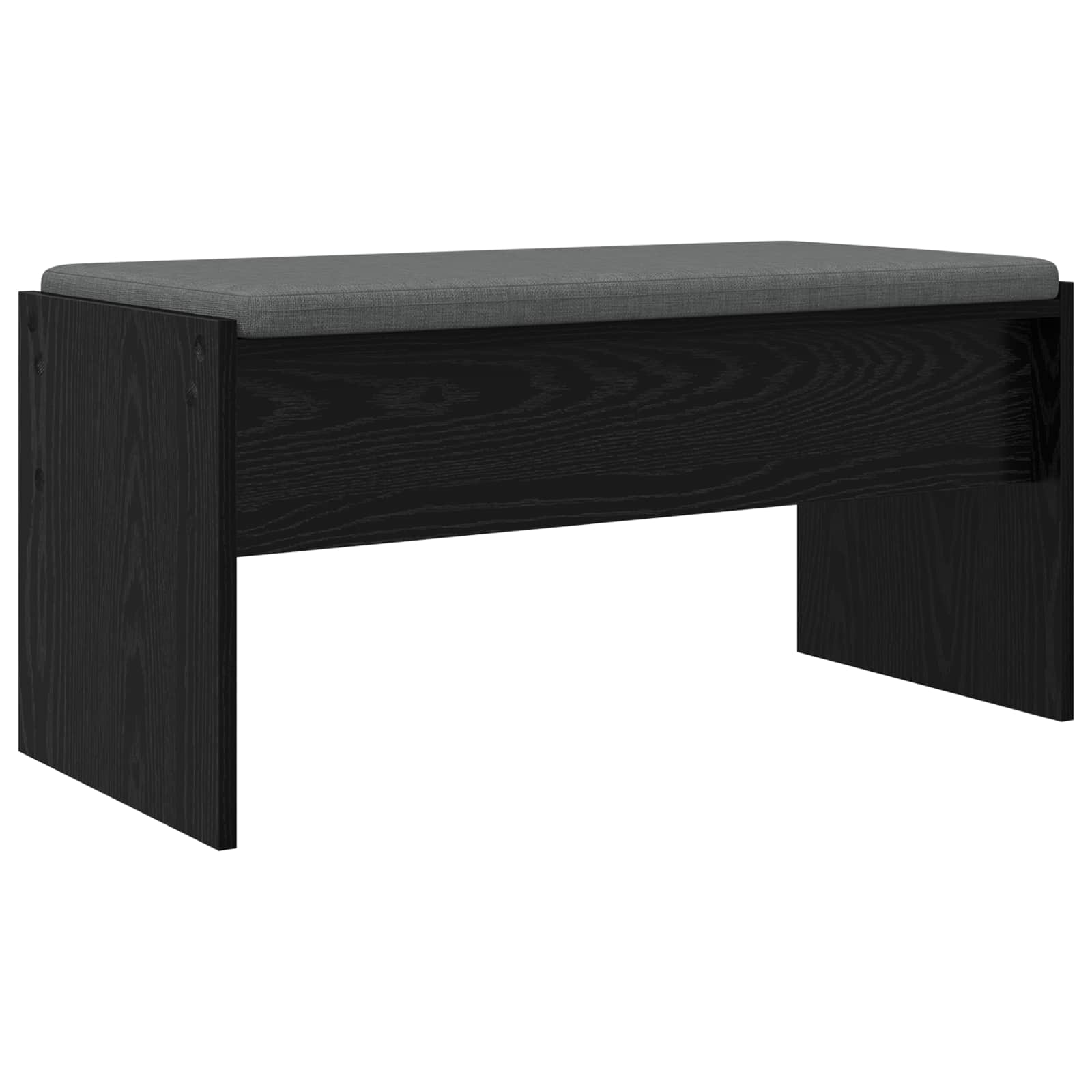 Banc d'entrée avec coussin Chêne noir 83 x 38 x 40 cm - XIOS
