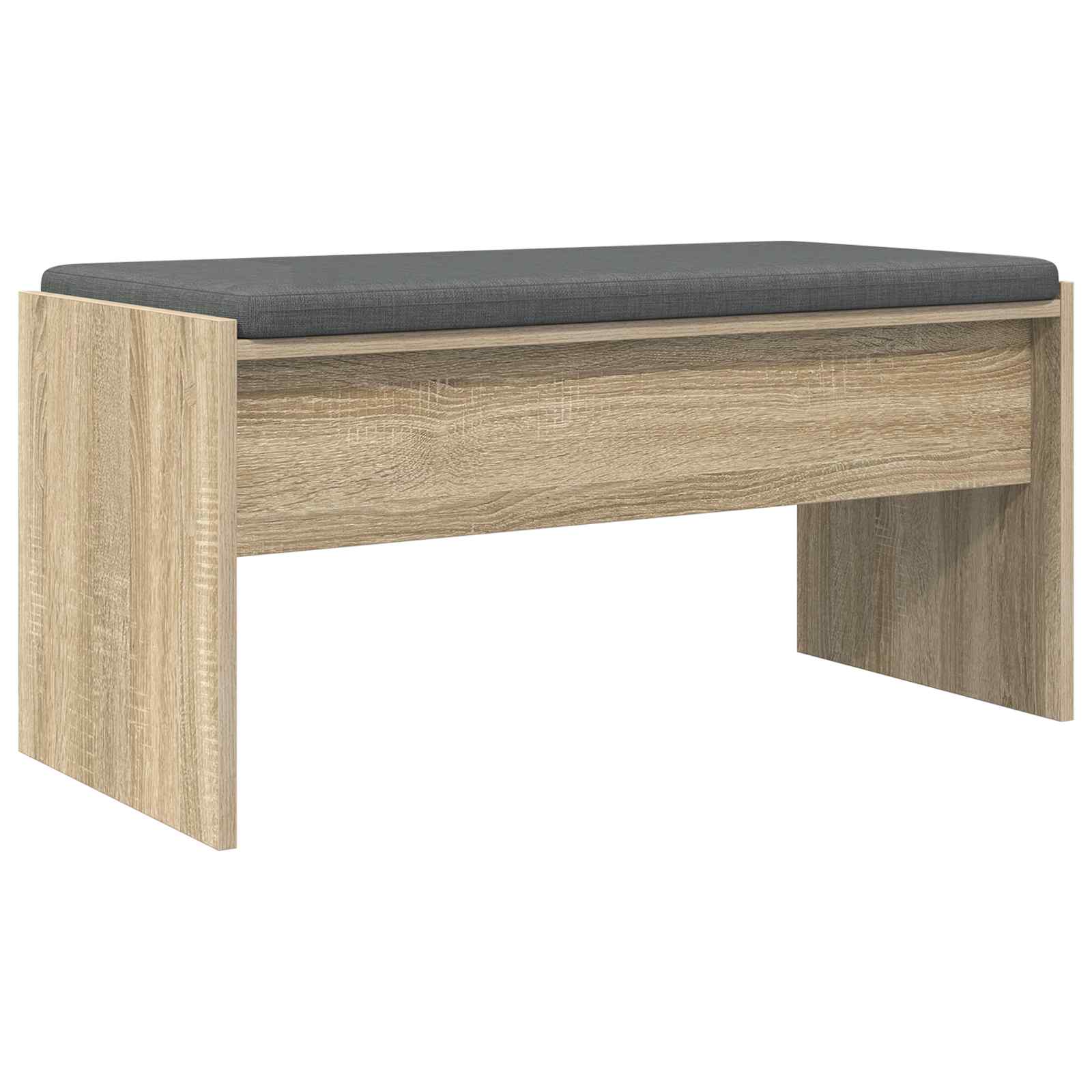 Banc d'entrée avec coussin Chêne Sonoma 83 x 38 x 40 cm - XIOS